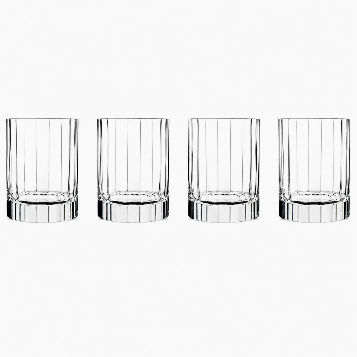 Luigi Bormioli 7540471 Bach-Caja de 6 Vasos Bajos Cristal, 8,25 x 8,25 x 9,7 cm