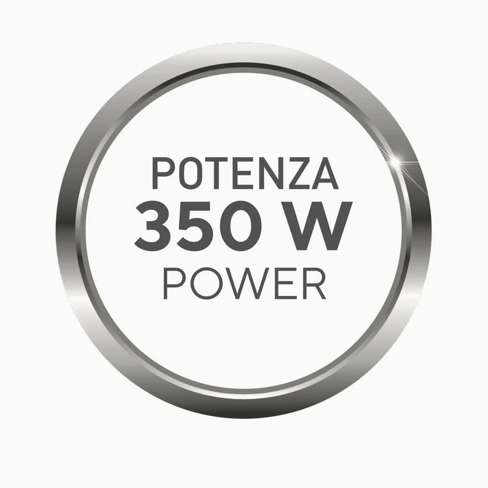 Imetec TritaCompact, Procesador de alimentos, Picadora con 2 cuchillas de acero inoxidable, recipiente de 400 ml, funcionamiento a presión, compacta, 350 W, Libre BPA