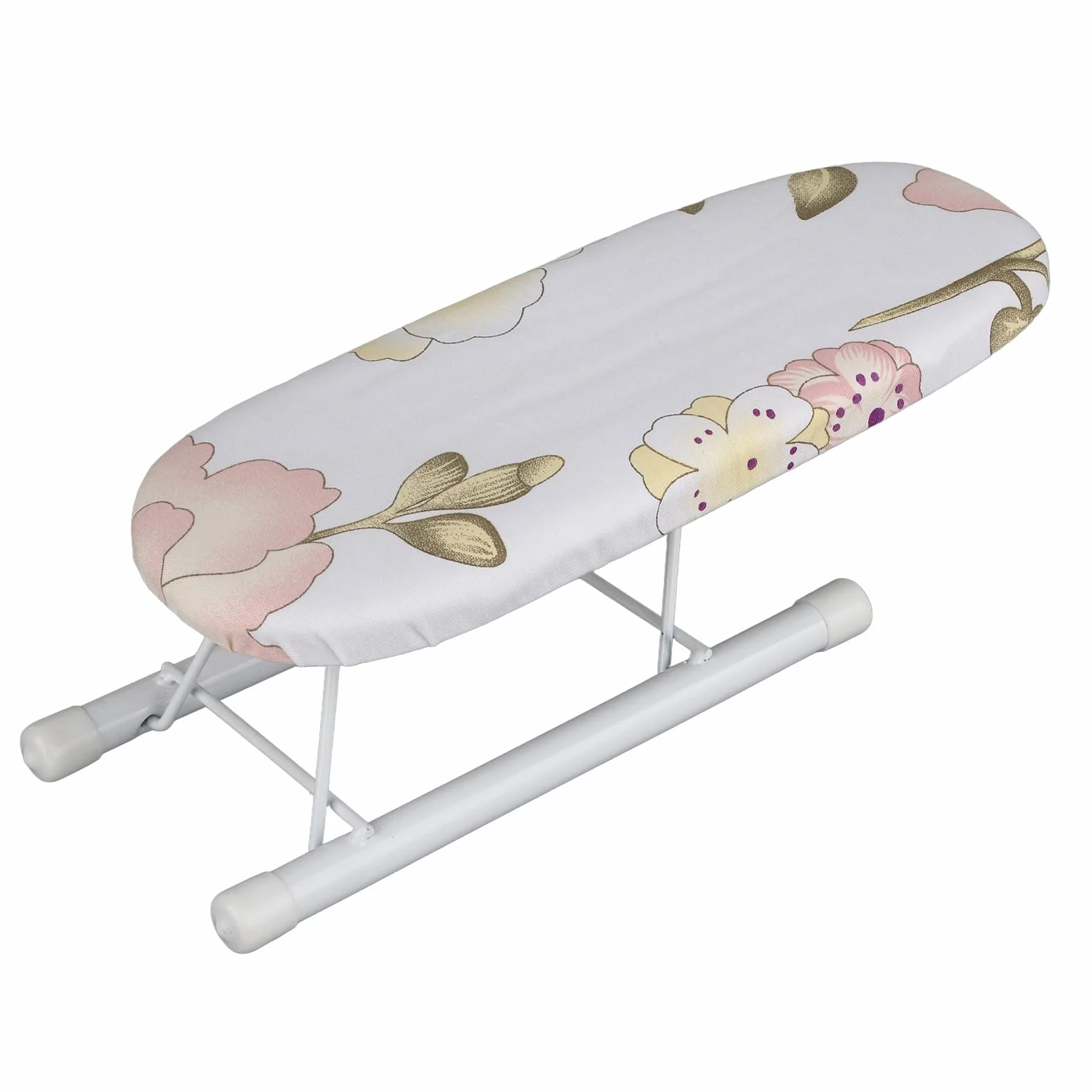 Yctze Mini Tabla de Planchar Plegable para Viajes y Hogar con Funda Extraíble y Resistencia a Altas Temperaturas (peonía)