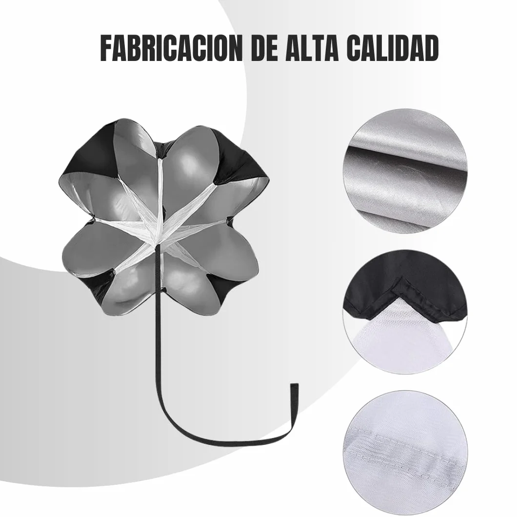 Paracaídas Resistencia Entrenamiento Fútbol Bolsa Almacenamiento Material Deportivo