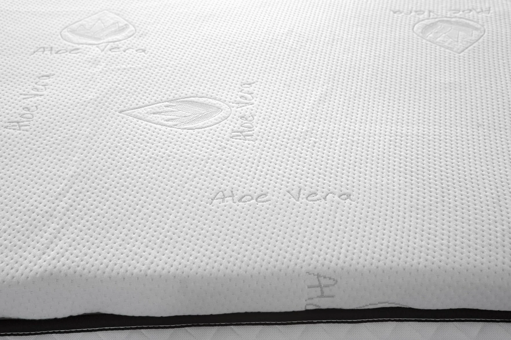 Topper Viscoelástico Sobrecolchón - Topper 105x190 cm Funda Aloe Vera - 5 cm Grosor - Transpirable