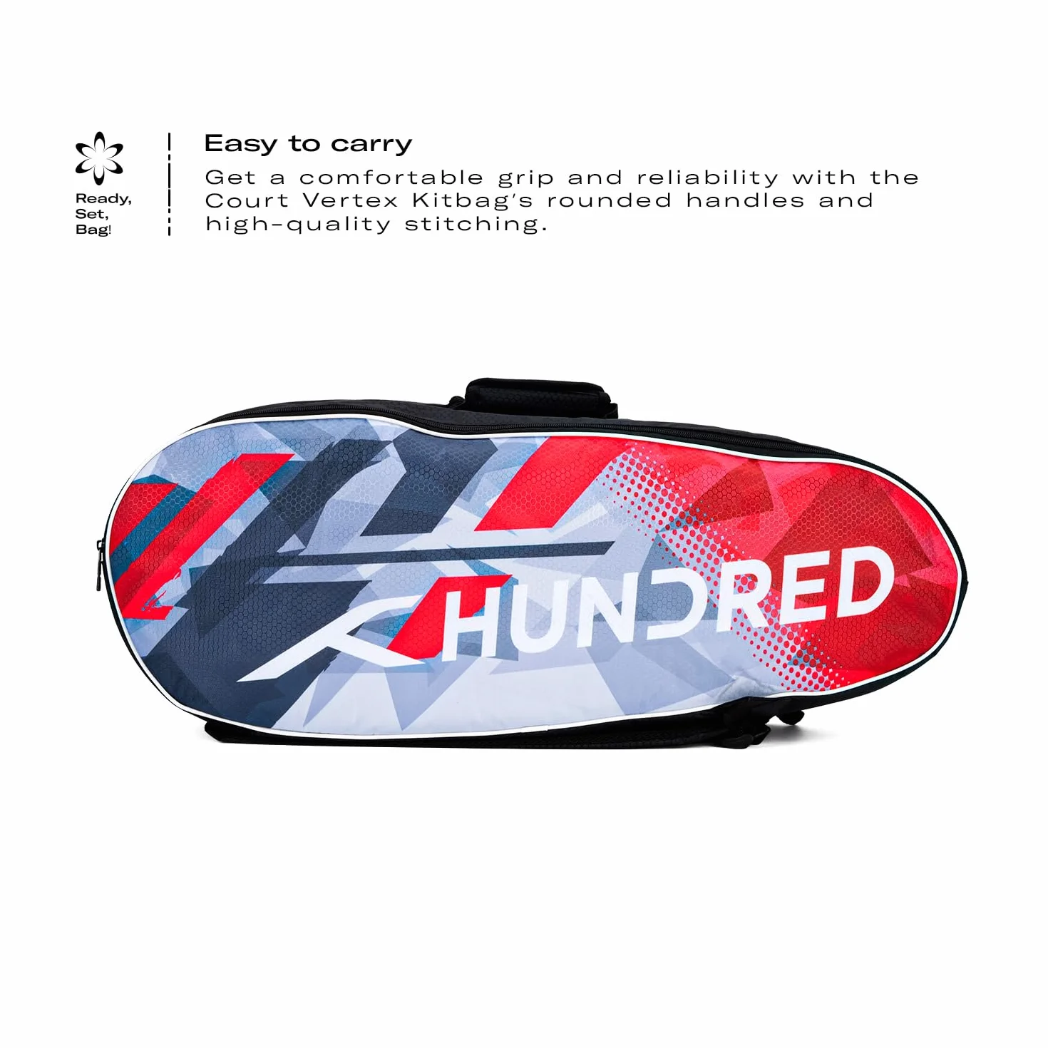 HUNDRED Ideal Badminton Tennis Racquet Kit Bag