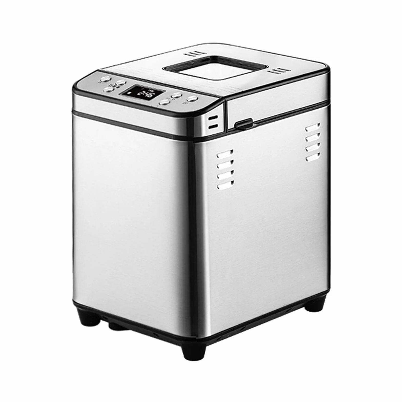 Tnfeeon Máquinas de Pan Capacidad de 2 Libras 700 W Máquina de Pan Antiadherente de Doble Calentamiento con Temporizador de Retardo de 15 Horas Bajo Ruido para Hacer Pasteles Máquina Automática 25