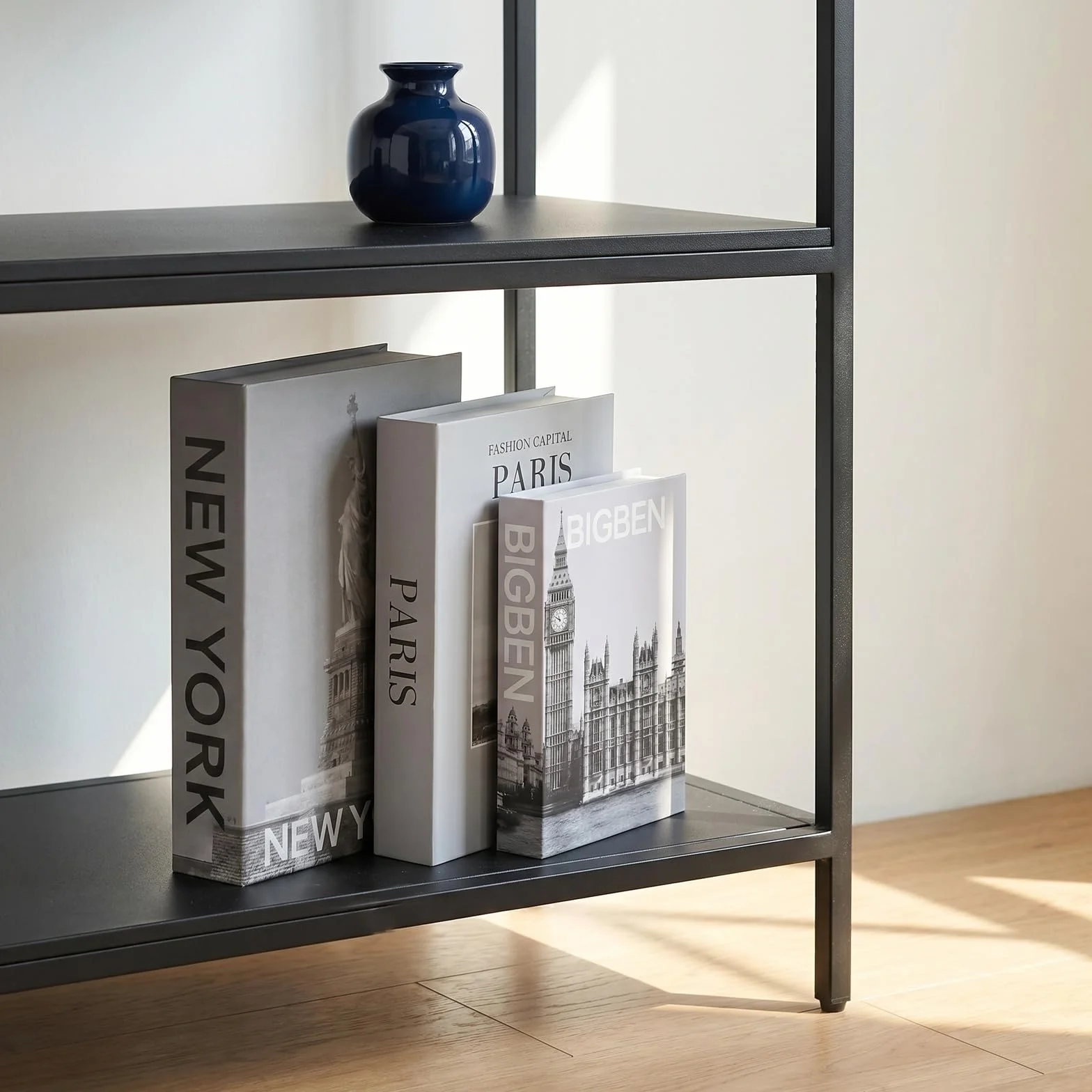 Nivofu 3 Piezas Caja de Libro Falso Decorativo, Decoración Hogar Moderno para Mesa de Centro, Estantería y Salón