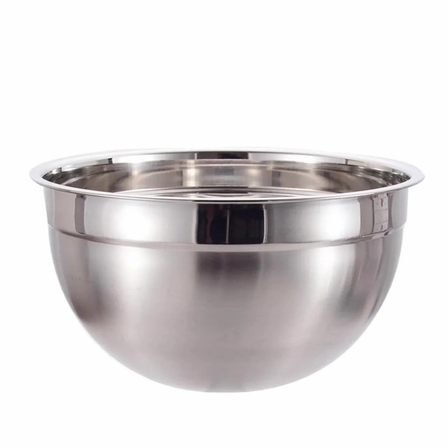 Bol De Acero Inoxidable Juego de 6 cuencos acero inoxidable for mezclar, for cocina, comedor, ensalada, for cocinar, hornear y almacenar alimentos(14-24cm)