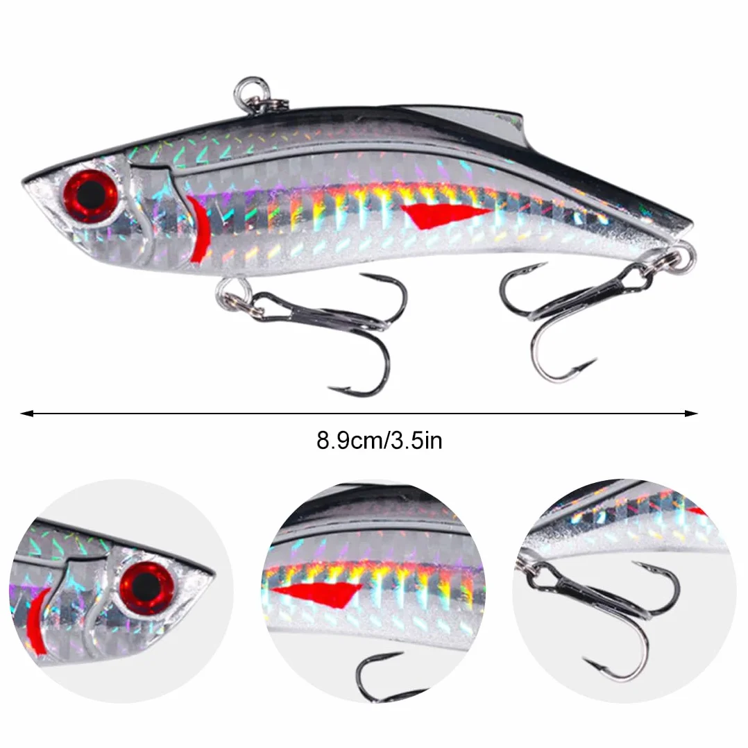 Señuelos Pesca Artificiales Crankbaits Plástico 2 Piezas Agua Dulce Y Mar