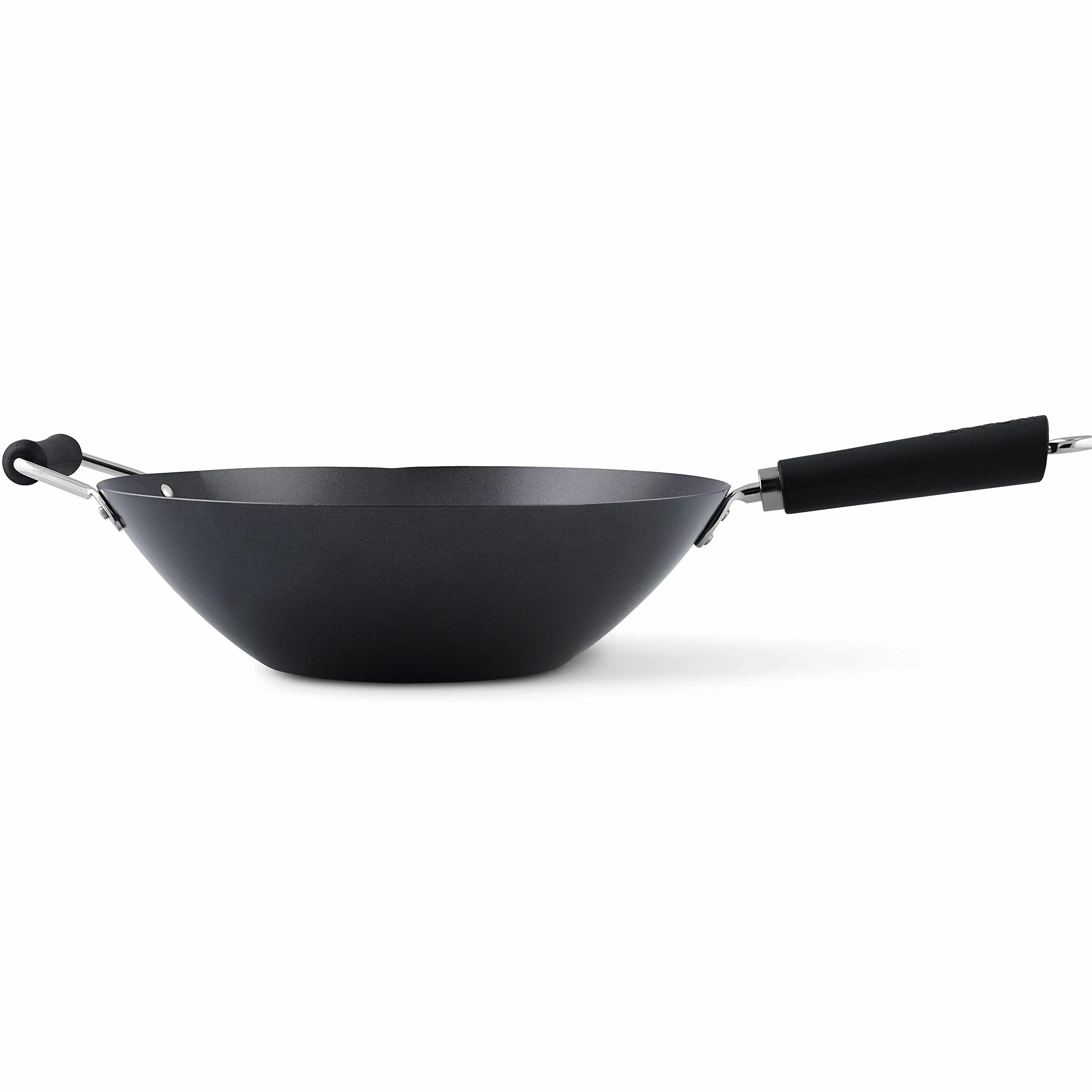 Ken Hom Excellence Wok 35 cm, Acero al Carbono, Wok Induccion