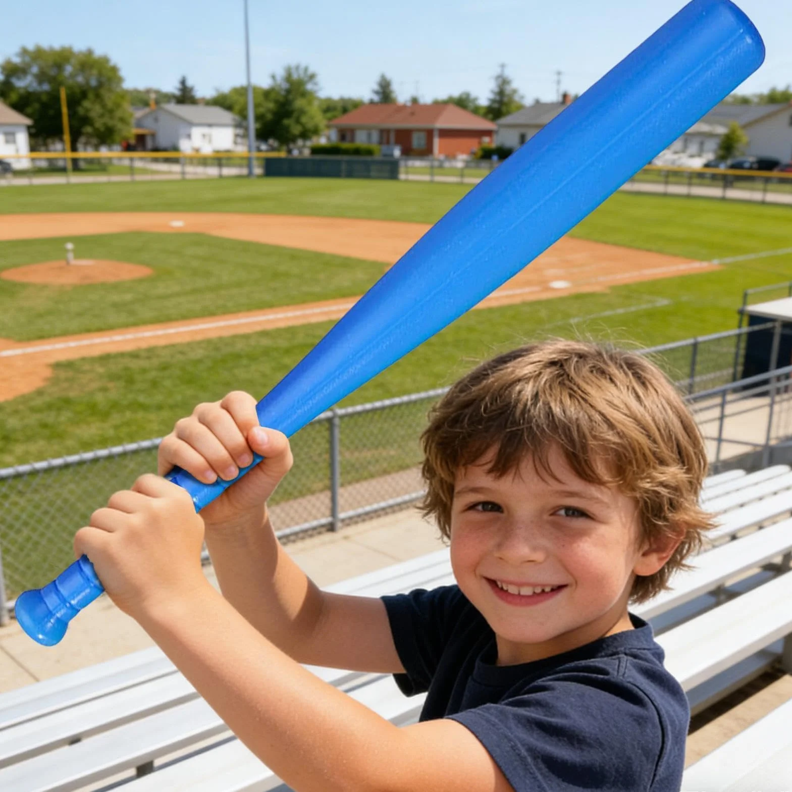 Bate de Béisbol para Niños de PVC - Juego de Pelota Interior Exterior Jardín
