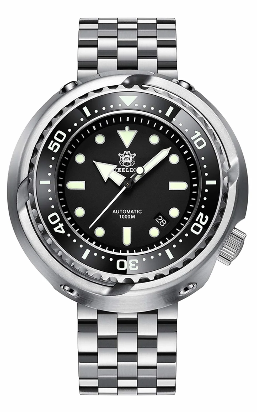 Steeldive SD1978 Emperor Tuna NH35 Sapphire 1000m Diving Watch