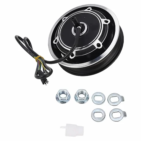 Motor Eléctrico 48V 1000W Cubo Rueda Aleación Aluminio para Bicicleta Eléctrica Bricolaje