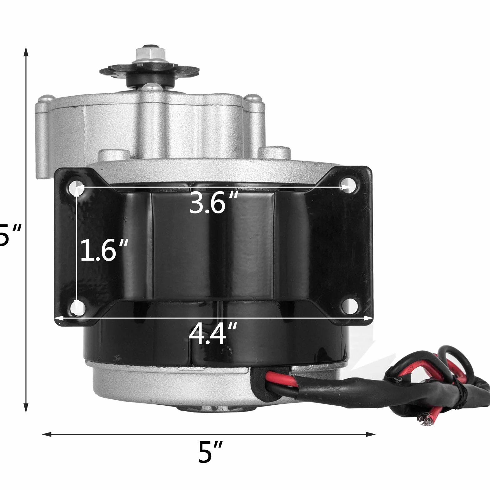 Motor 24 V CC 350 W con cepillos para bicicleta eléctrica