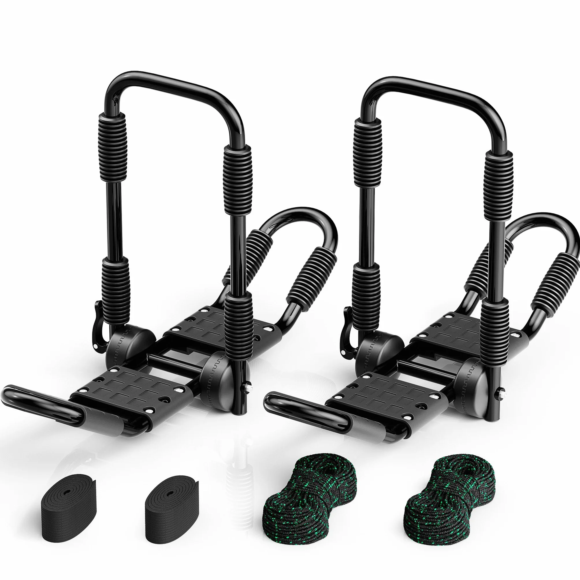 WilTec Soportes Techo para Kayaks Lanchas Canoas Portakayaks con Espuma