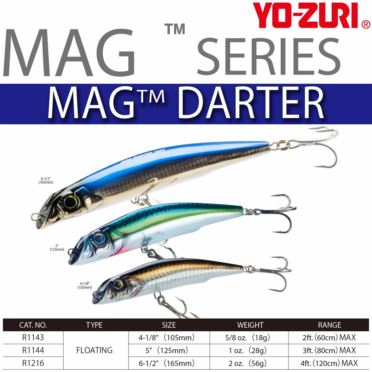 Yo-Zuri Mag Darter Señuelo Flotante para Buzo
