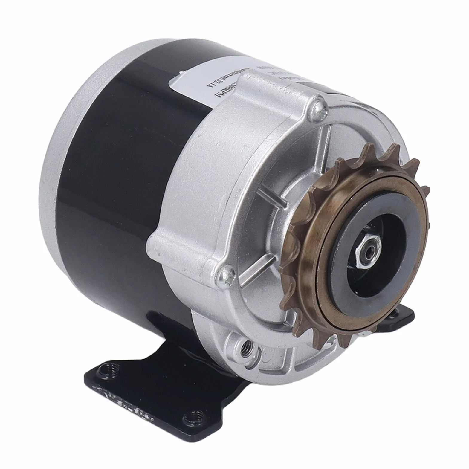 DC 12V 500W Motor Eléctrico Cepillado 16 Dientes Gear Chainwheel Alta Torsión 2500RPM Para Bicicleta Eléctrica Scooter
