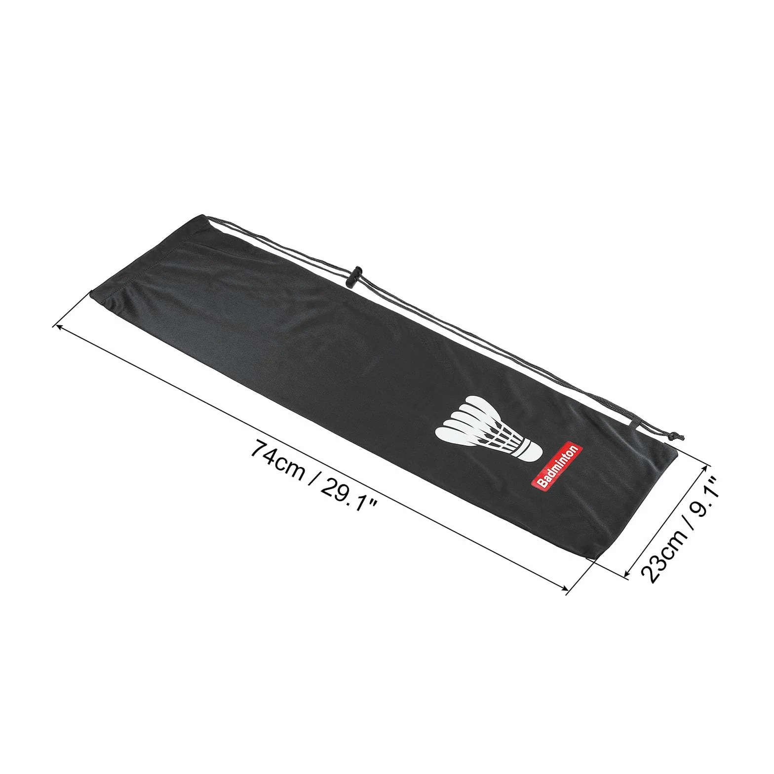 PATIKIL Funda para raqueta de bádminton, suave con forro de terciopelo y cordón