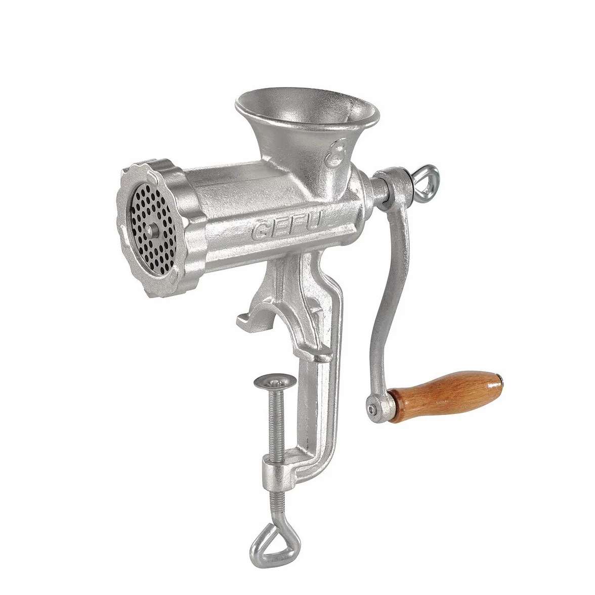 GEFU Picadora de Carne, tamaño 5, Acero Inoxidable, 29.3 x 9.6 x 17.3 cm, GF14700