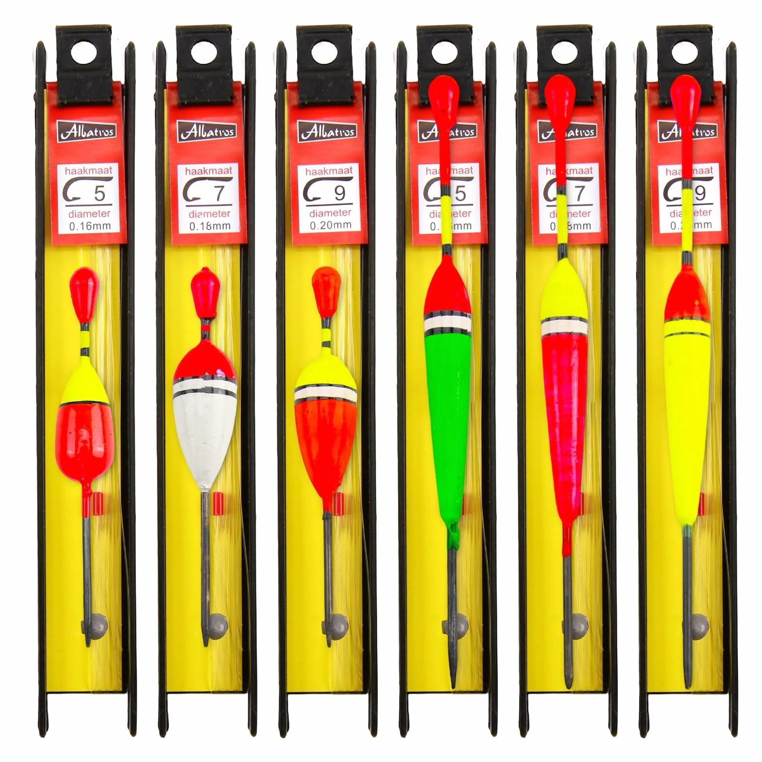 Flotadores de Pesca con Plomo 5# 7# 9# para Ríos y Estanques