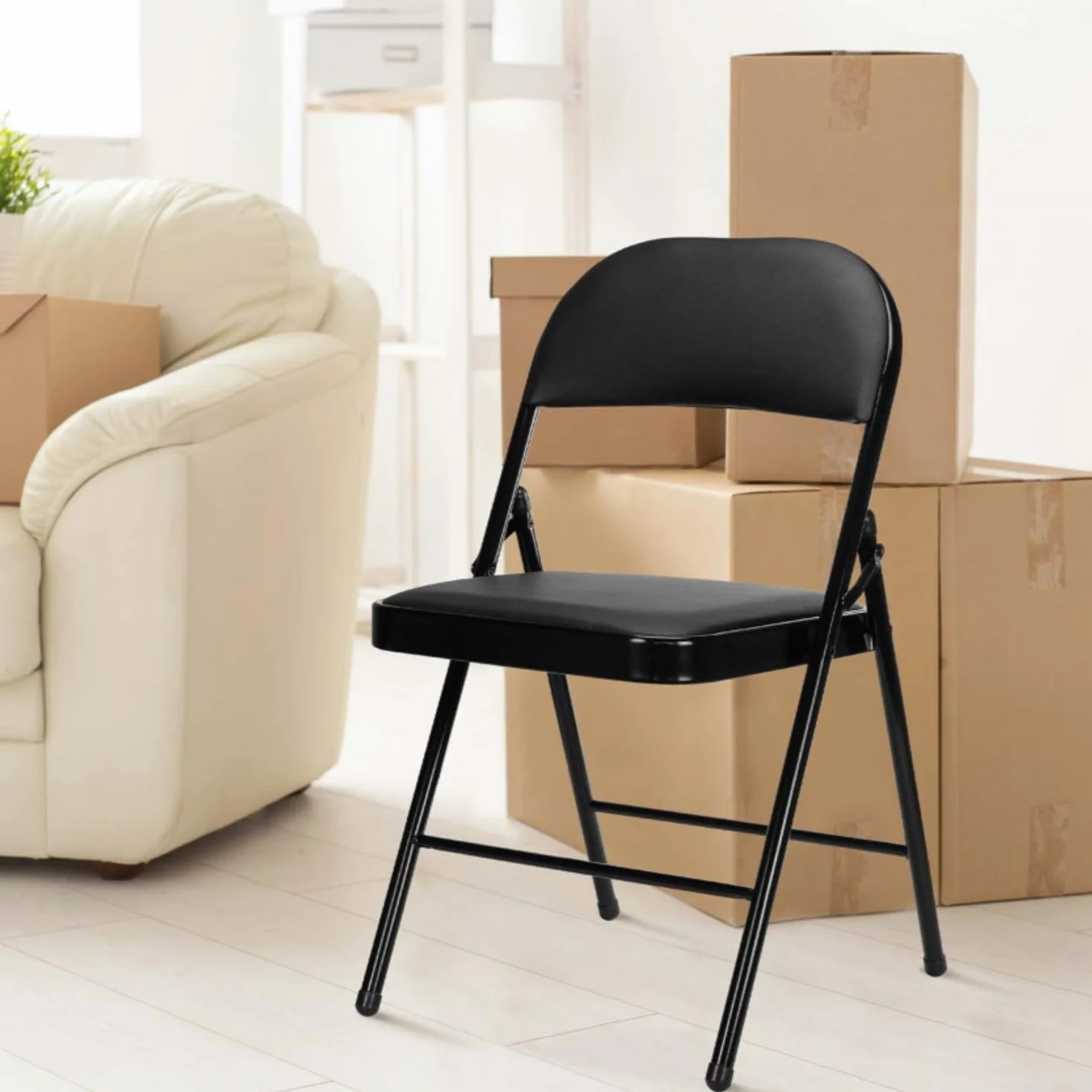 THINIA HOME Pack 5 Sillas Plegables Acolchadas