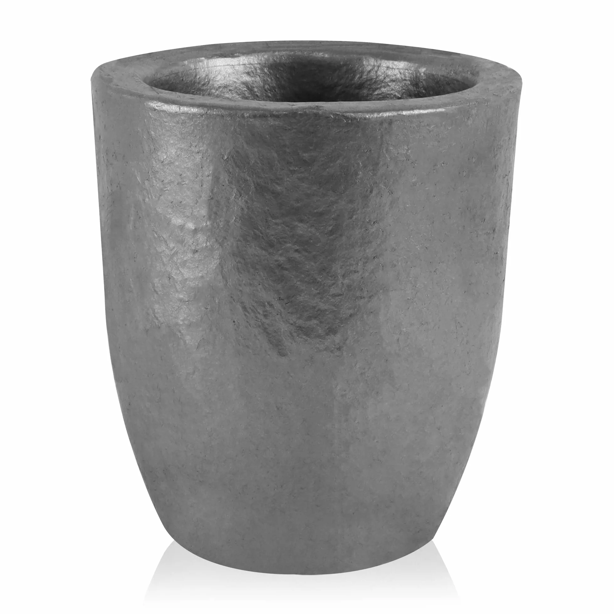Crisol de grafito de carburo de silicio 6KG-640ML,Crisol de fusión para fundir metal,Resiste las altas temperaturas de 1800 (3272° F,Fundición de fundición Refinación de aluminio oro plata cobre
