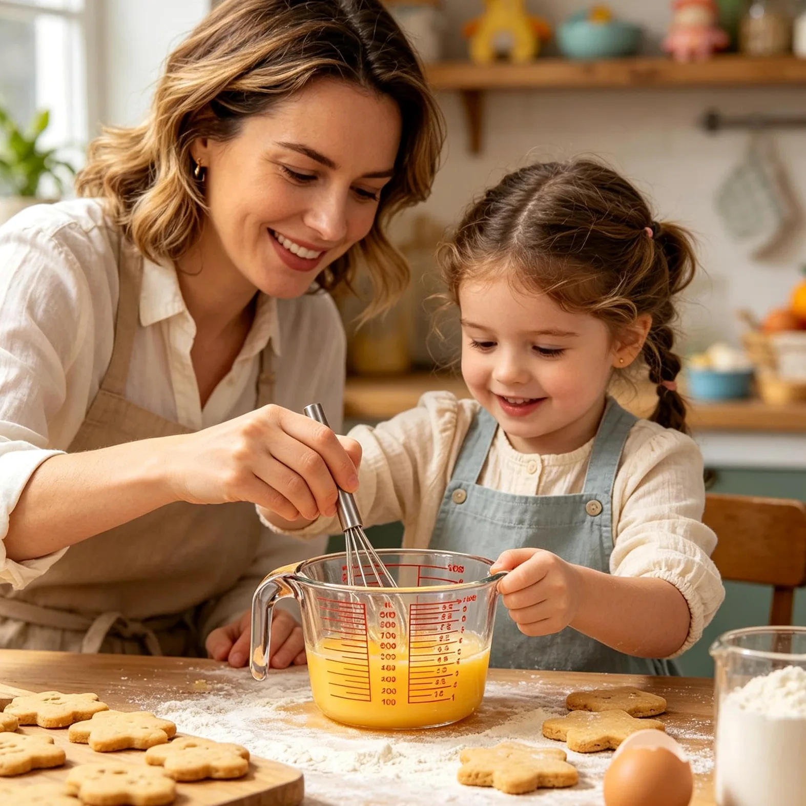 Tazas Medidoras de Vidrio Recipiente De Medición Transparente Y Portátil | Recipiente Medidor Portátil Para Horno Lavavajillas Congelador Medición Horneado Cocción Cocina Hogar Casa