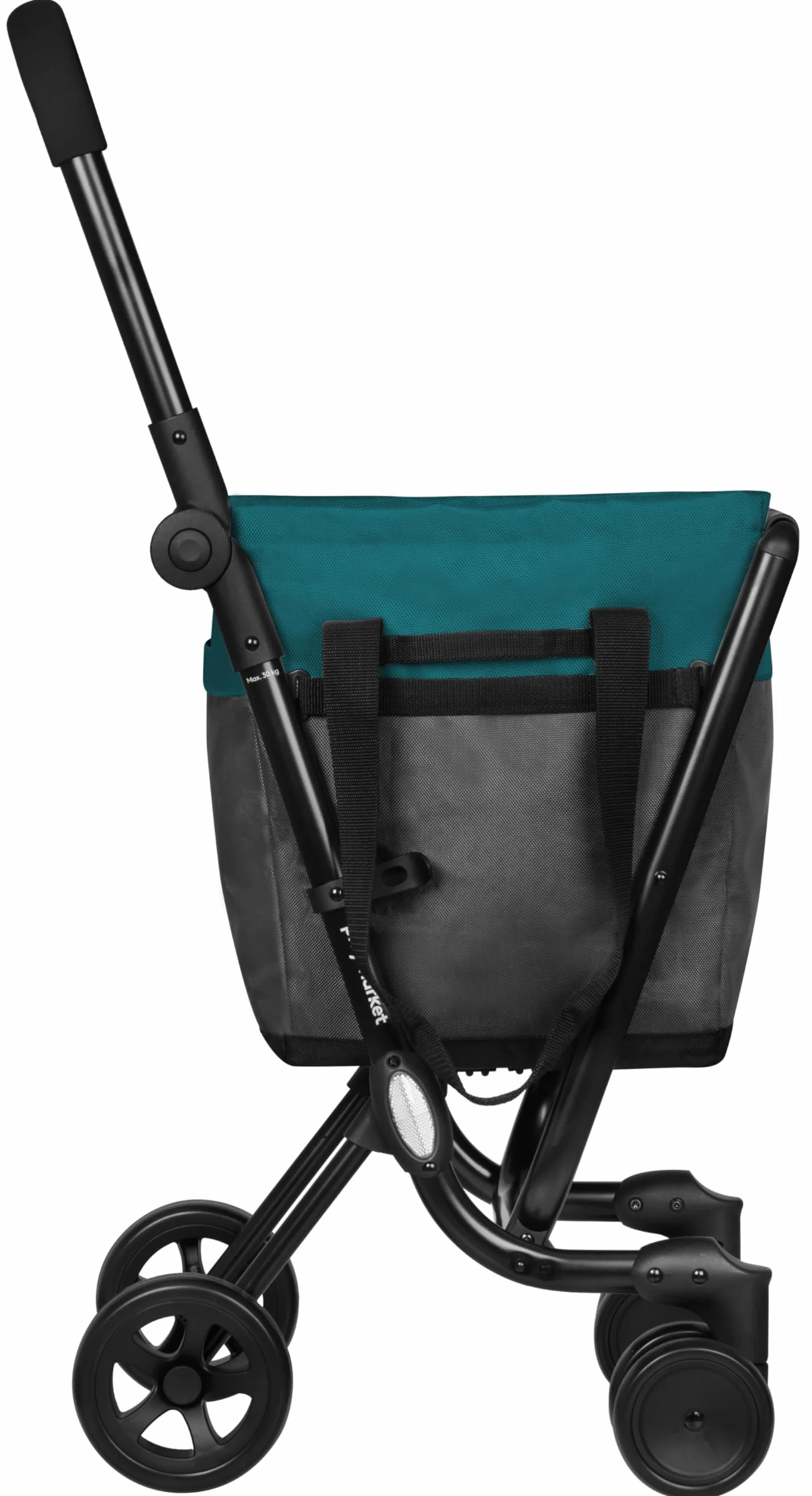 Playmarket Easy Go Carro de la Compra Plegable con Bolsa extraíble (Grey-Sapphire)