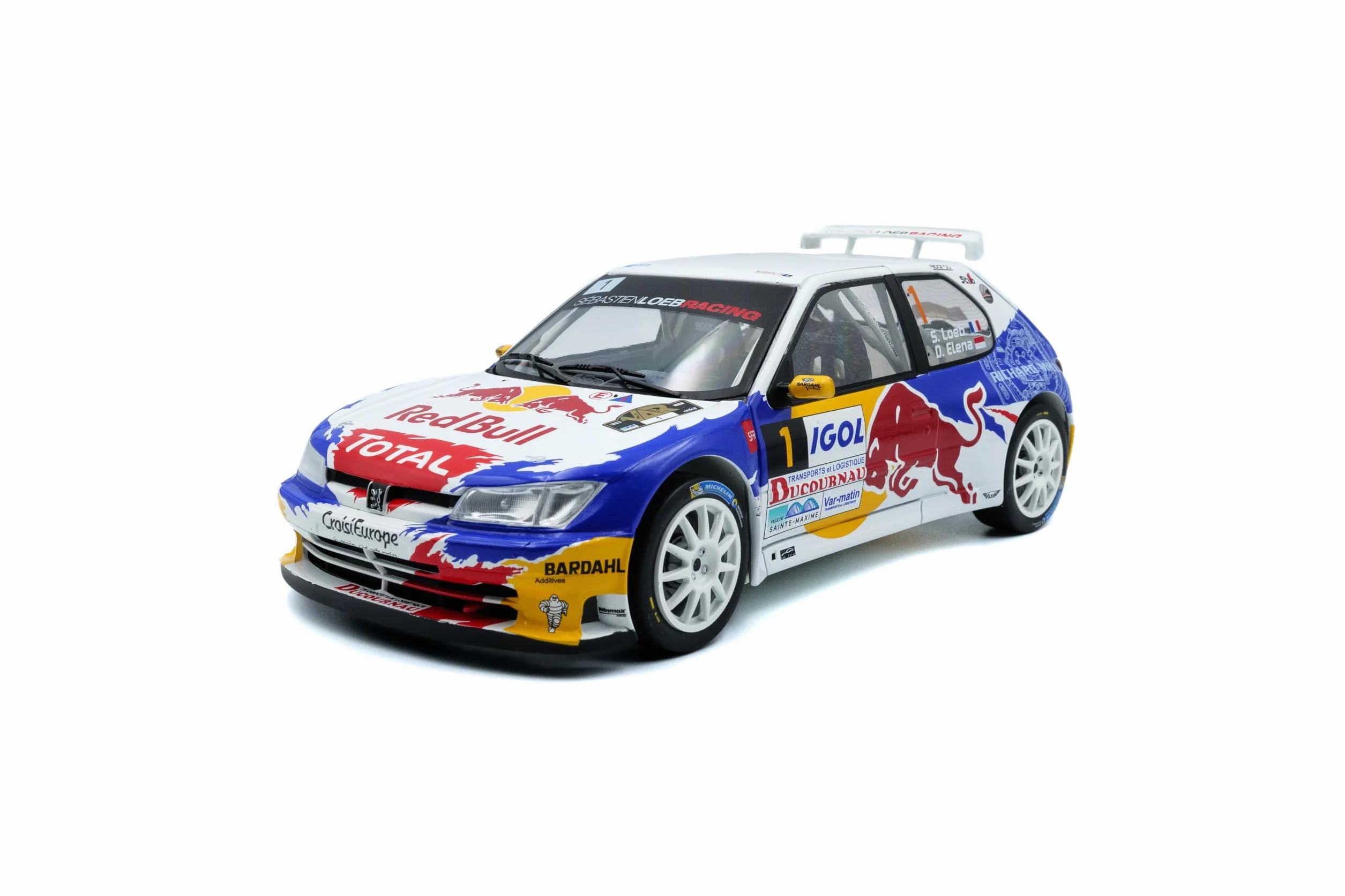 Solido 1:18 Peugeot 306 Maxi White #1 Rally del VAR 2017