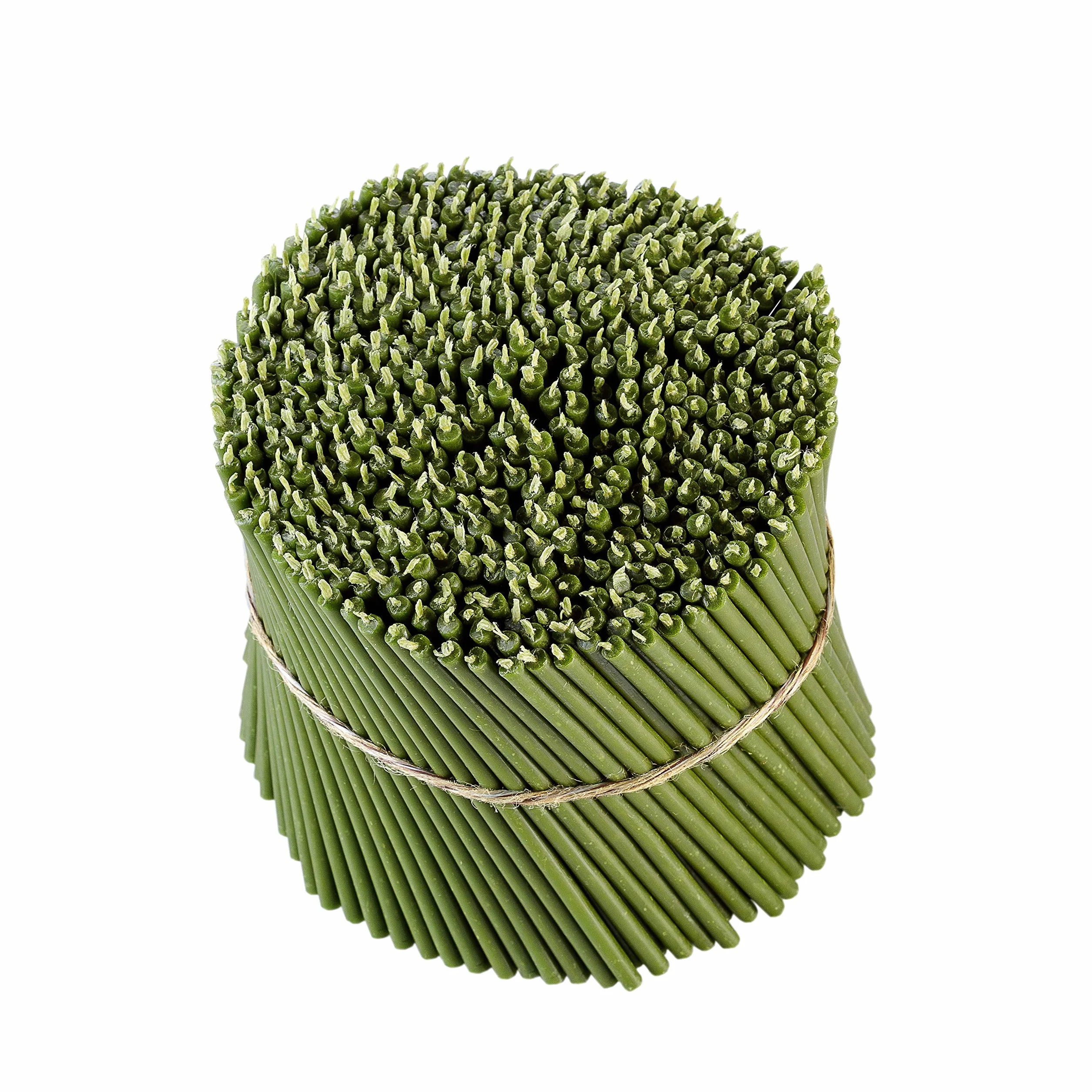 Danilovo Velas de Cera de Abeja (Verde) – Velas Ortodoxas Para Oración, Rituales, de Decoración de Mesa, N120, Altura 16 cm, 50 Unidades