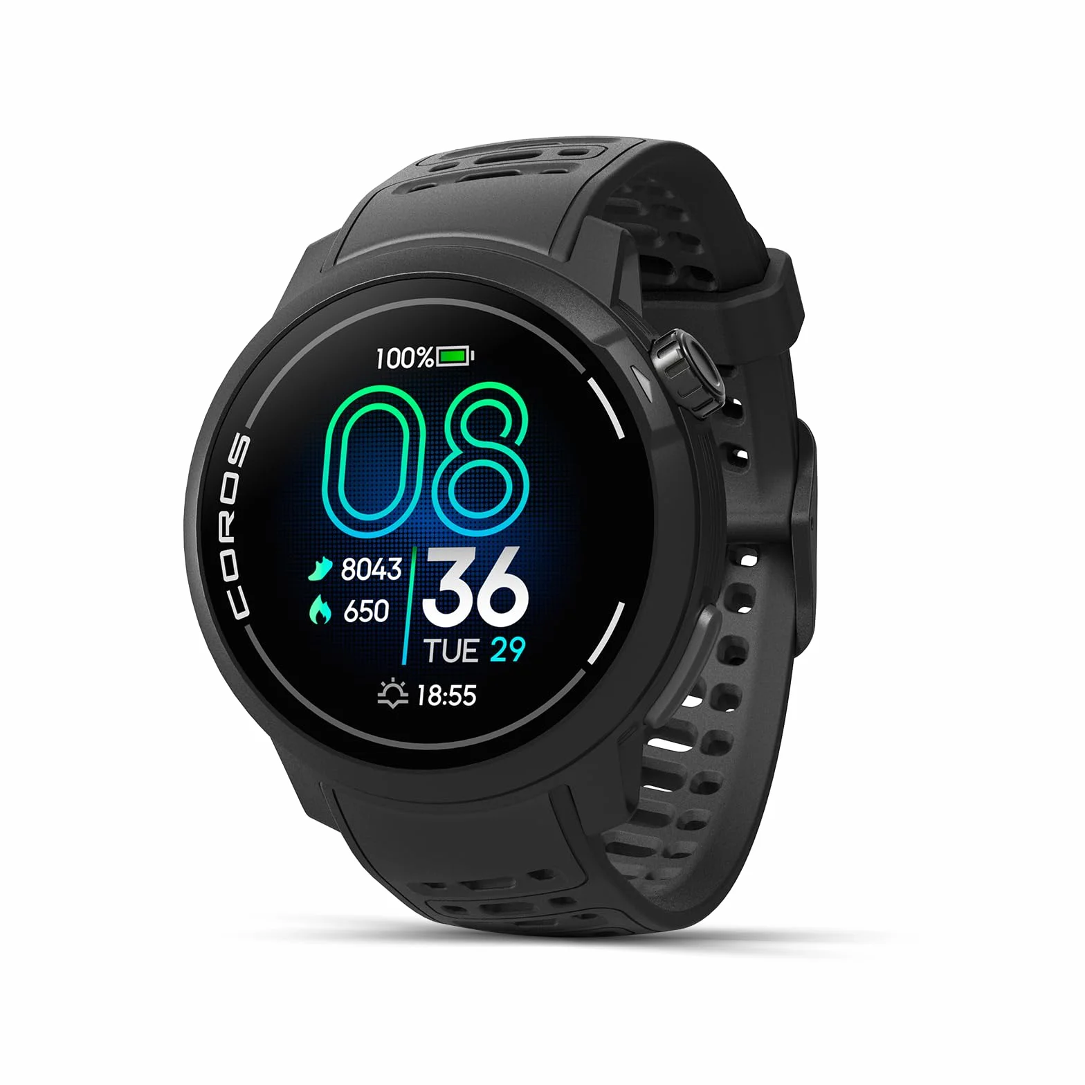 COROS Pace Pro Reloj Deportivo GPS 1,3 Pulgadas AMOLED Pantalla táctil 20 días Batería Negro