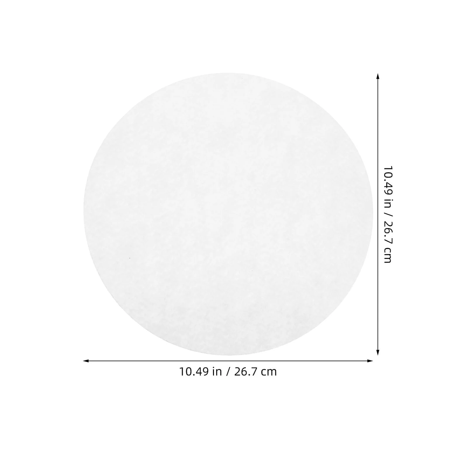 50 Piezas Protector De Placa Fieltro Separador De Sartenes Agarraderas para Ollas De Cocina White
