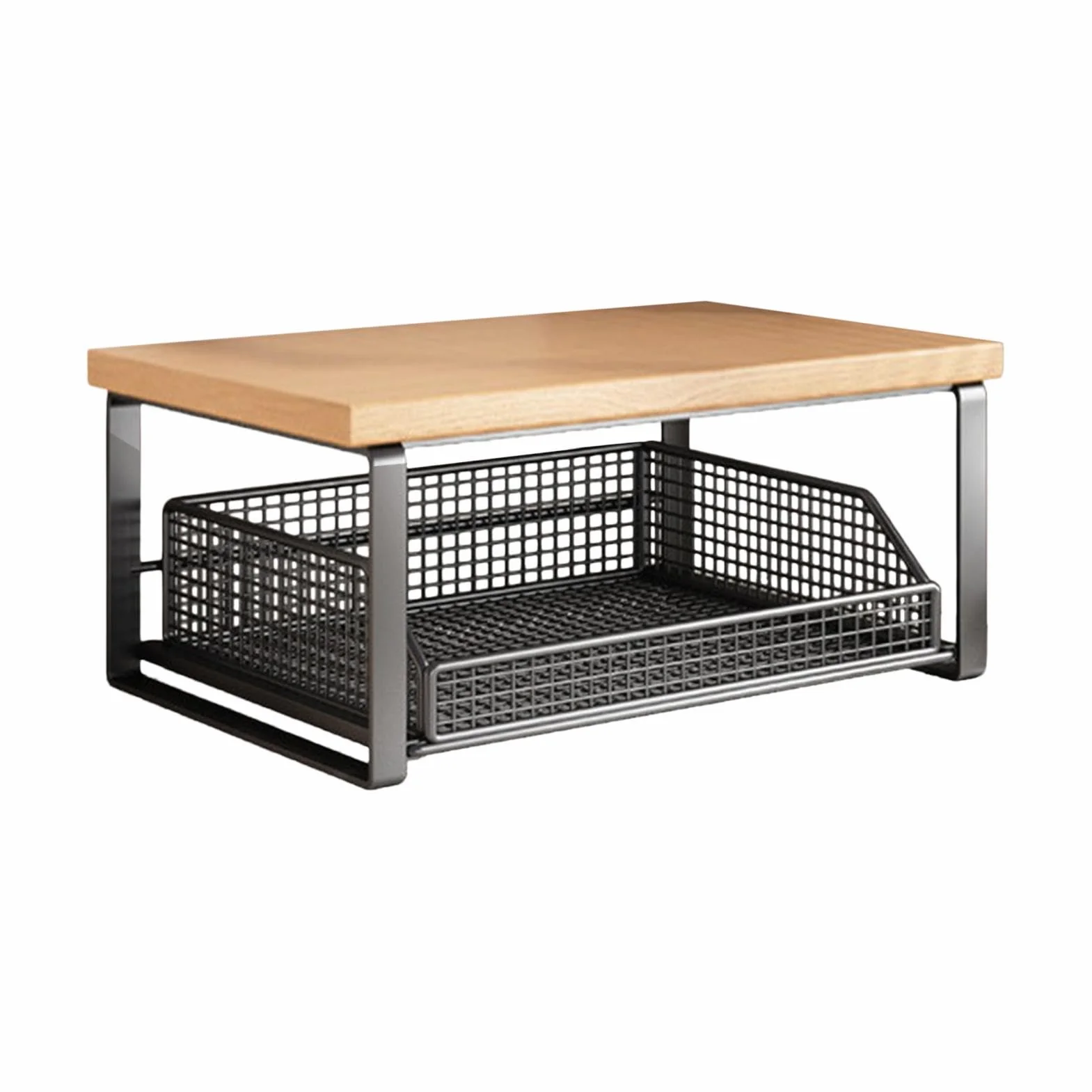 Cesta de almacenamiento de cocina multiusos: soporte para organización de 37 x 26 x 18 cm, contenedor para cápsulas de café, contenedor de encimera que ahorra espacio, usos versátiles de solución de a