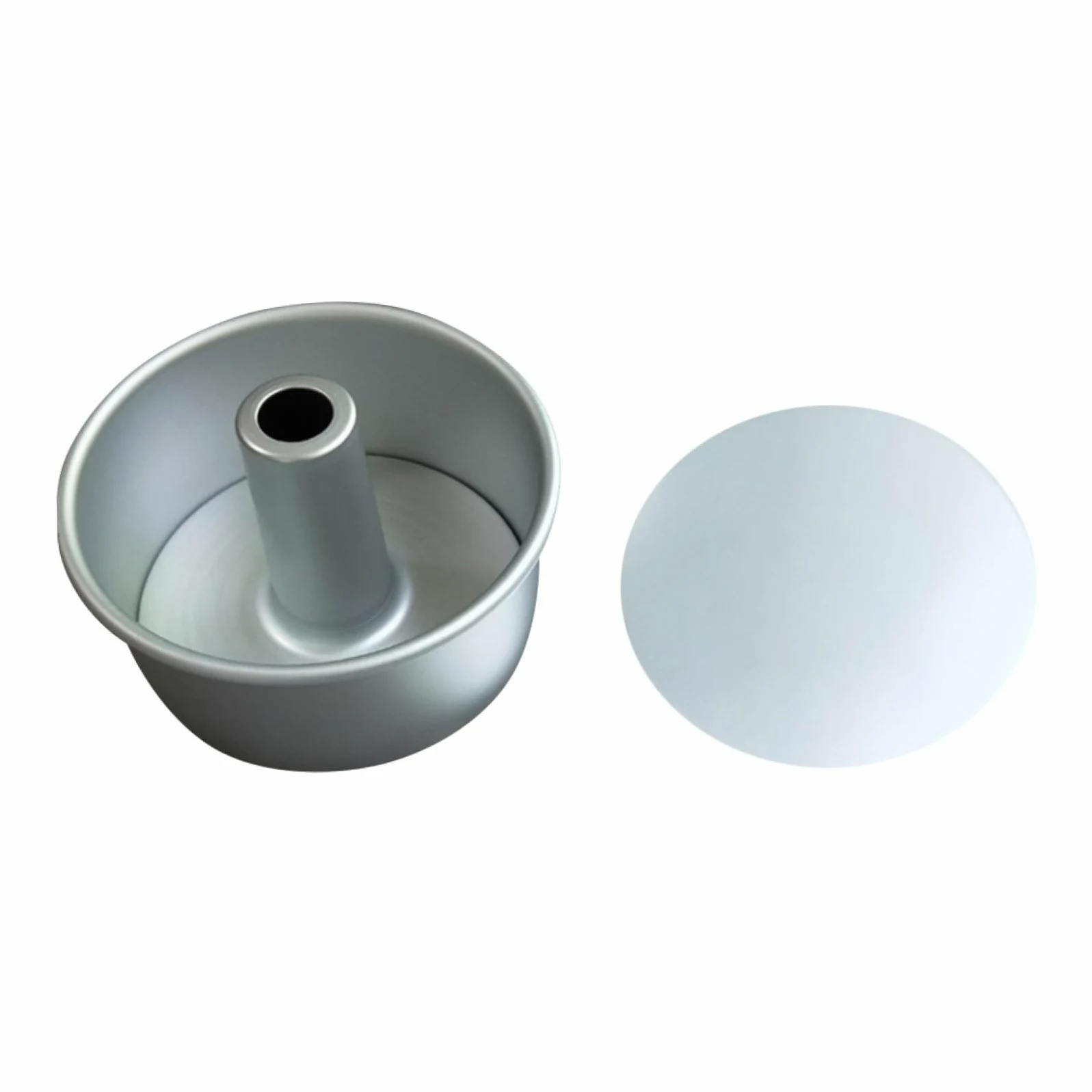 Molde para Pastel Redondo Hueco de Aleación de Aluminio, 3 Piezas, Fondo Desmontable, Adecuado para Repostería Casera y Horneado Uniforme