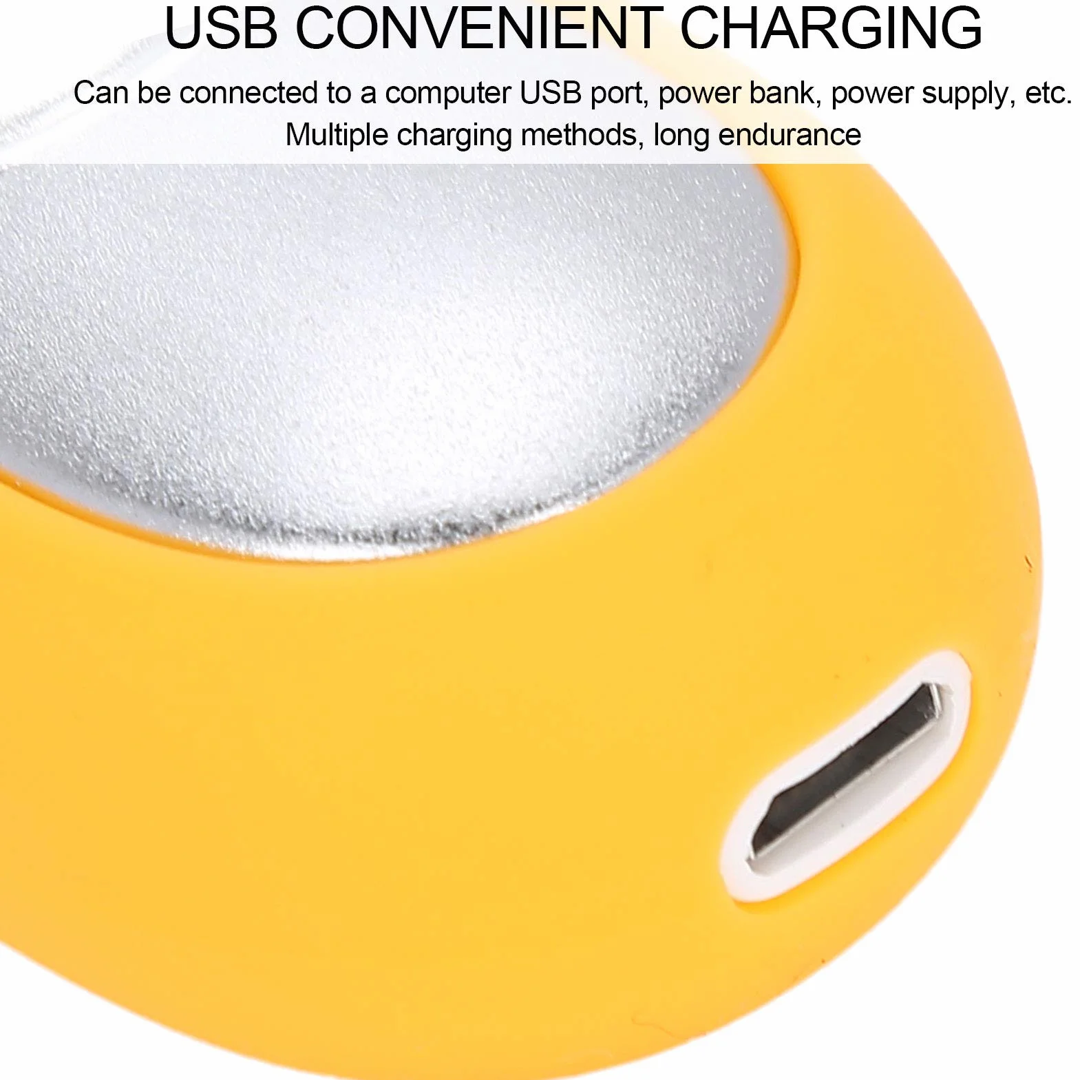 Sleep Aid Device, Dispositivo Ayuda para Dormir Adultos, Calmante de Ansiedad de Mano, Portátil, Carga USB, Alivio Estrés Sueño (Amarillo)