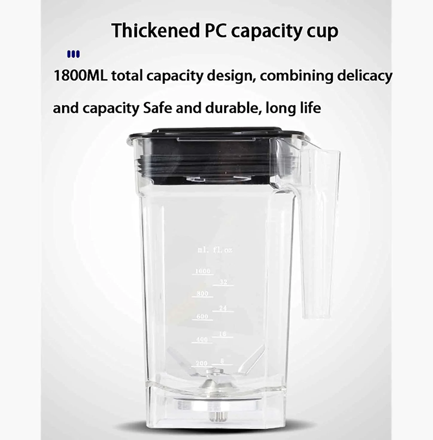 Transladora de hielo de bajo totalmente automática con cubierta insonoriza, batidora de vacío al vacío de alta velocidad, batido de 5 velocidades, ajustable adecuado para la tienda de té de leche