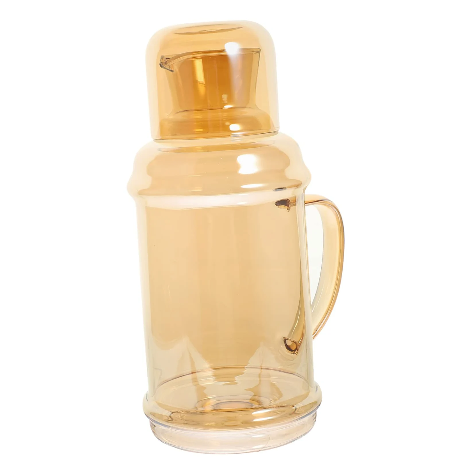 Ciieeo Jarra de Agua Fría Hogar Recipiente de Vidrio para Té Helado Jarra de Agua Práctica Mesita de Noche
