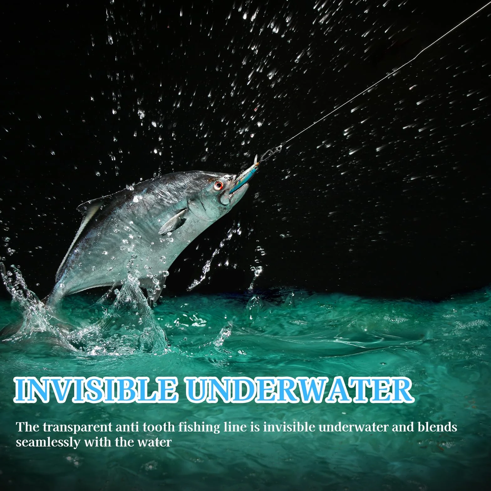 Línea de Líder de Acero de 12 Piezas, Fluorocarbono con Eslabón Giratorio, Accesorios de Pesca para Spinning