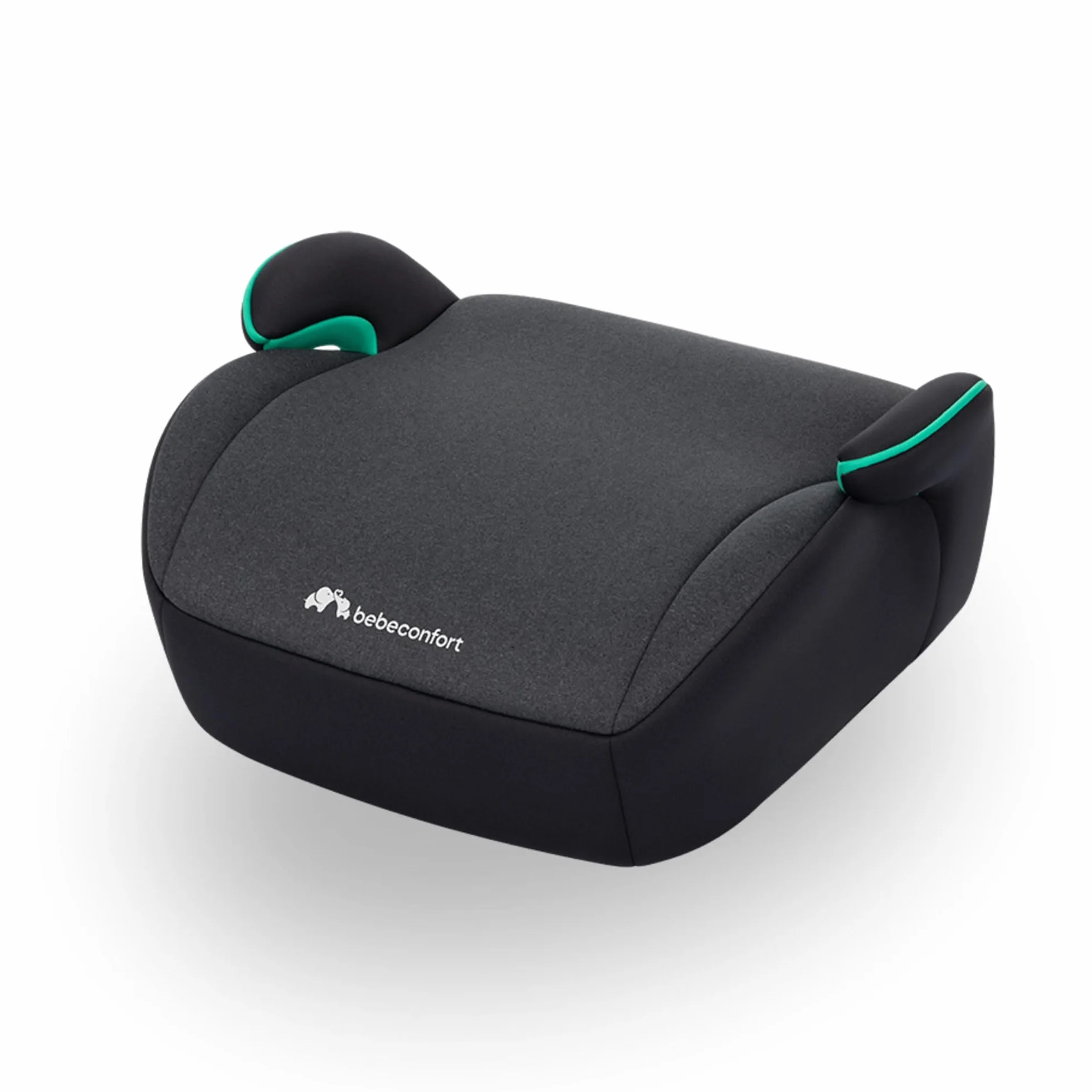 Bebeconfort Manga i-Safe Asiento Elevador Coche 6-12 Años 128-150 cm Silla Coche Compacto Ligero Fácil Instalación Cinturón Acolchado Tinted Black