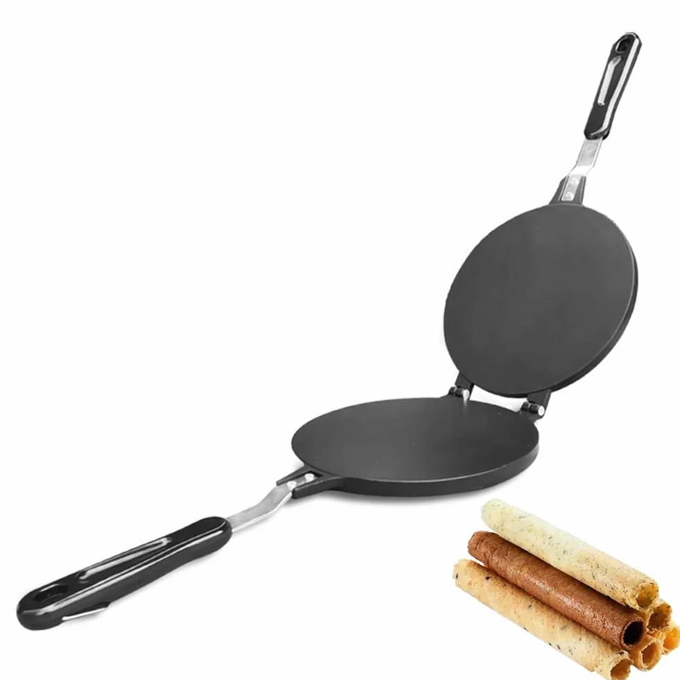 Máquina de Crêpes Sartén Crepes Helado Omelette Pan Crêpera Máquinas de Quesadillas y Tortillas Gofreras (Tortilla)