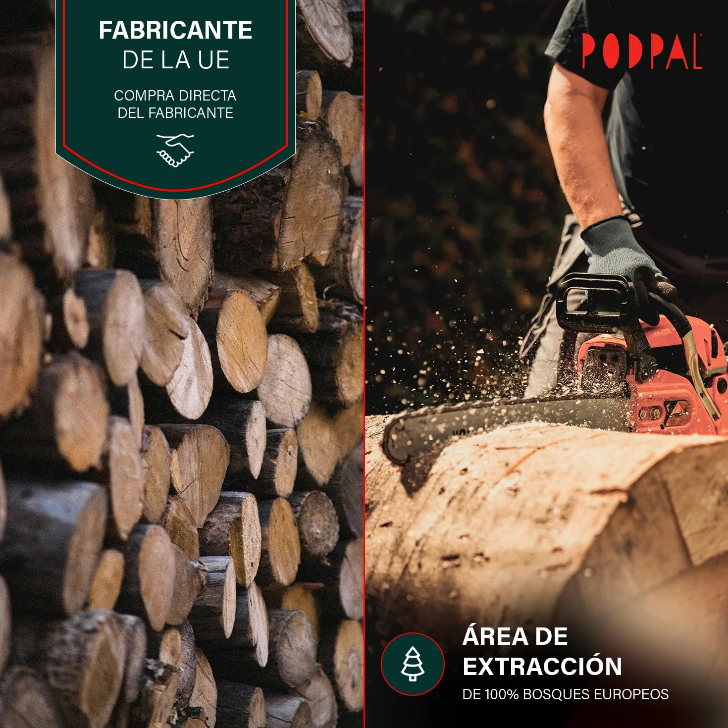 Encendedor de Lana de Madera, 200 Bolas de Fuego, 2 kg para Barbacoa Chimenea