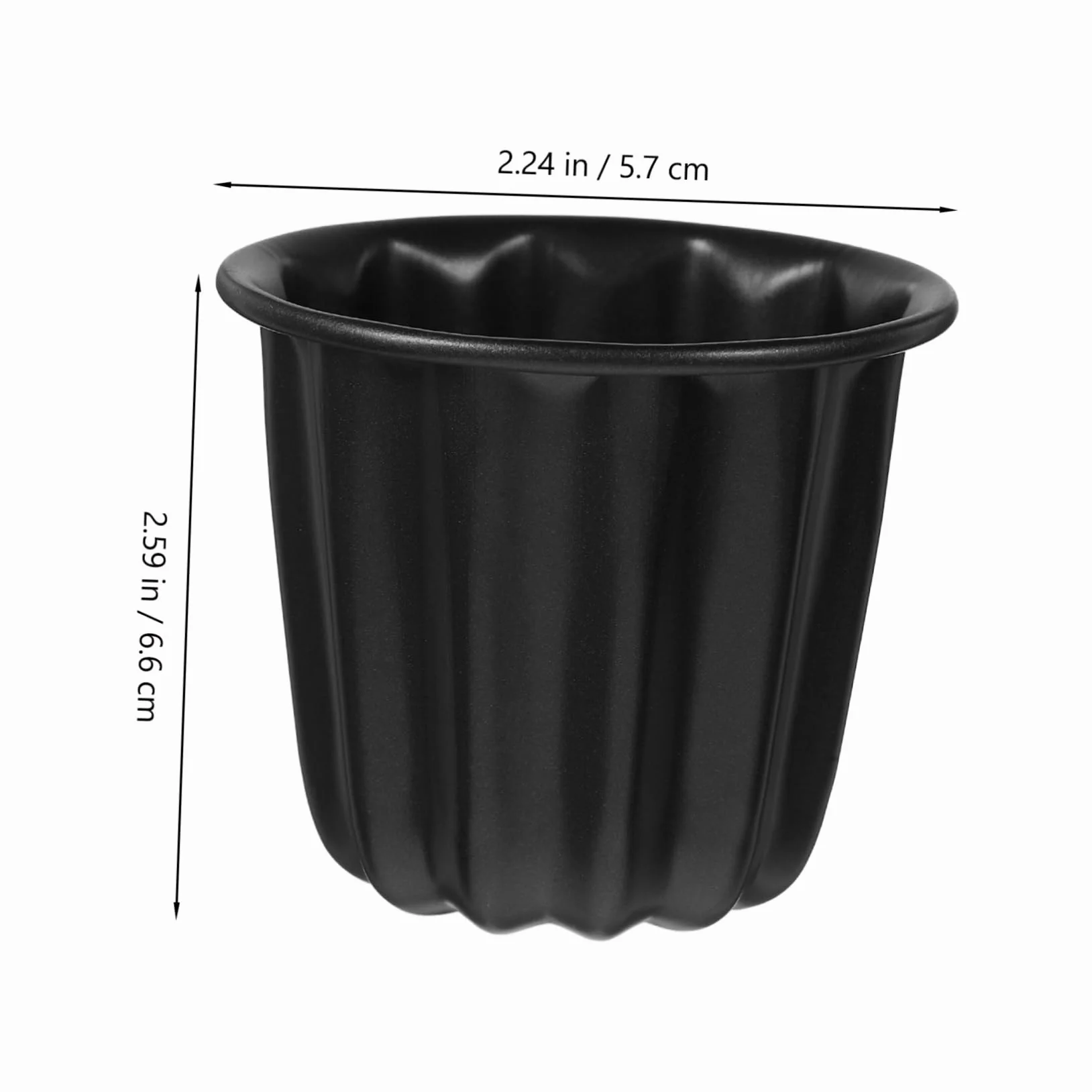 Mikinona 8piezas Moldes Antiadherentes Para Canelés y Muffins Molde De Hornear Multifuncional Para Tartas Puddings y Postres Para Cocinas y Reuniones Familiares