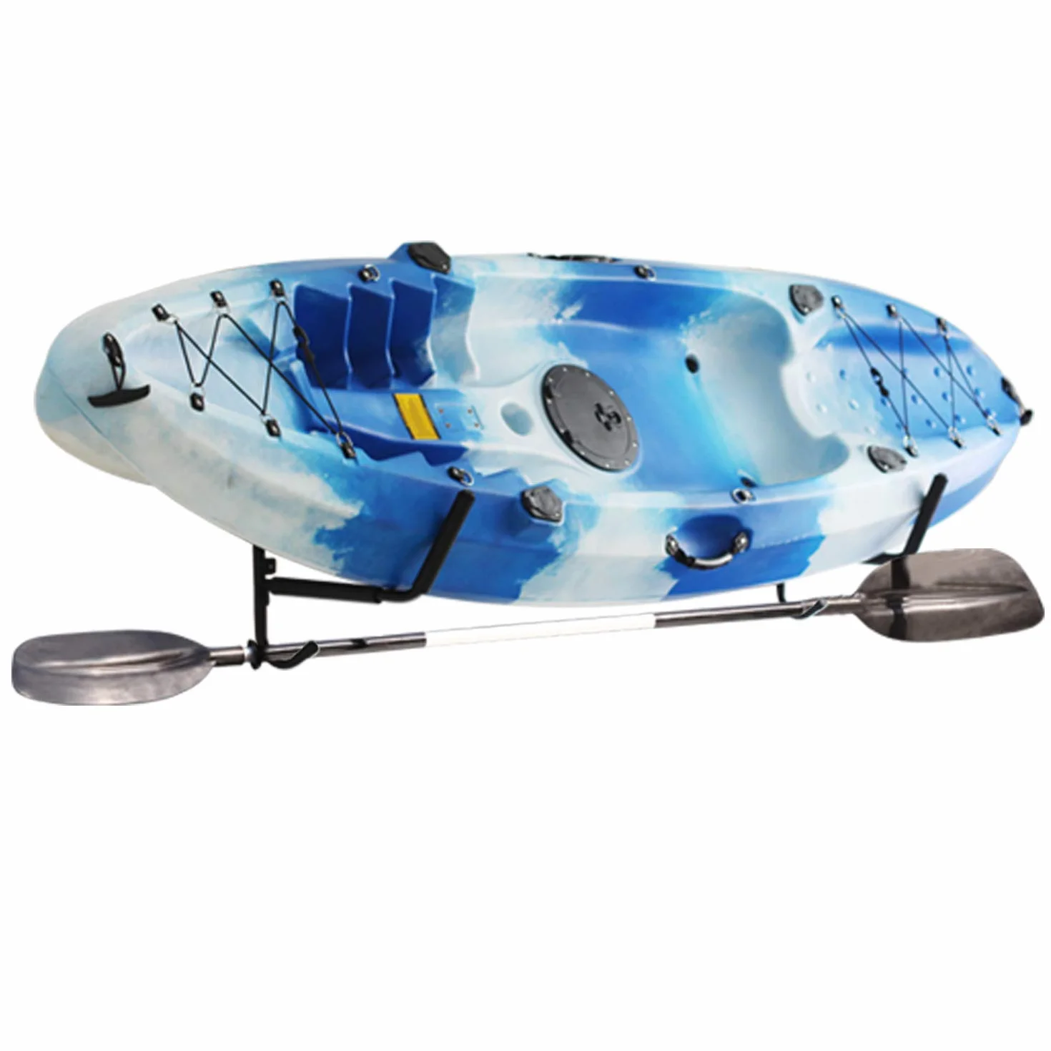 Estante de Almacenamiento para Kayak, Ganchos de Pared de Acero Resistente, Capacidad 80 Libras