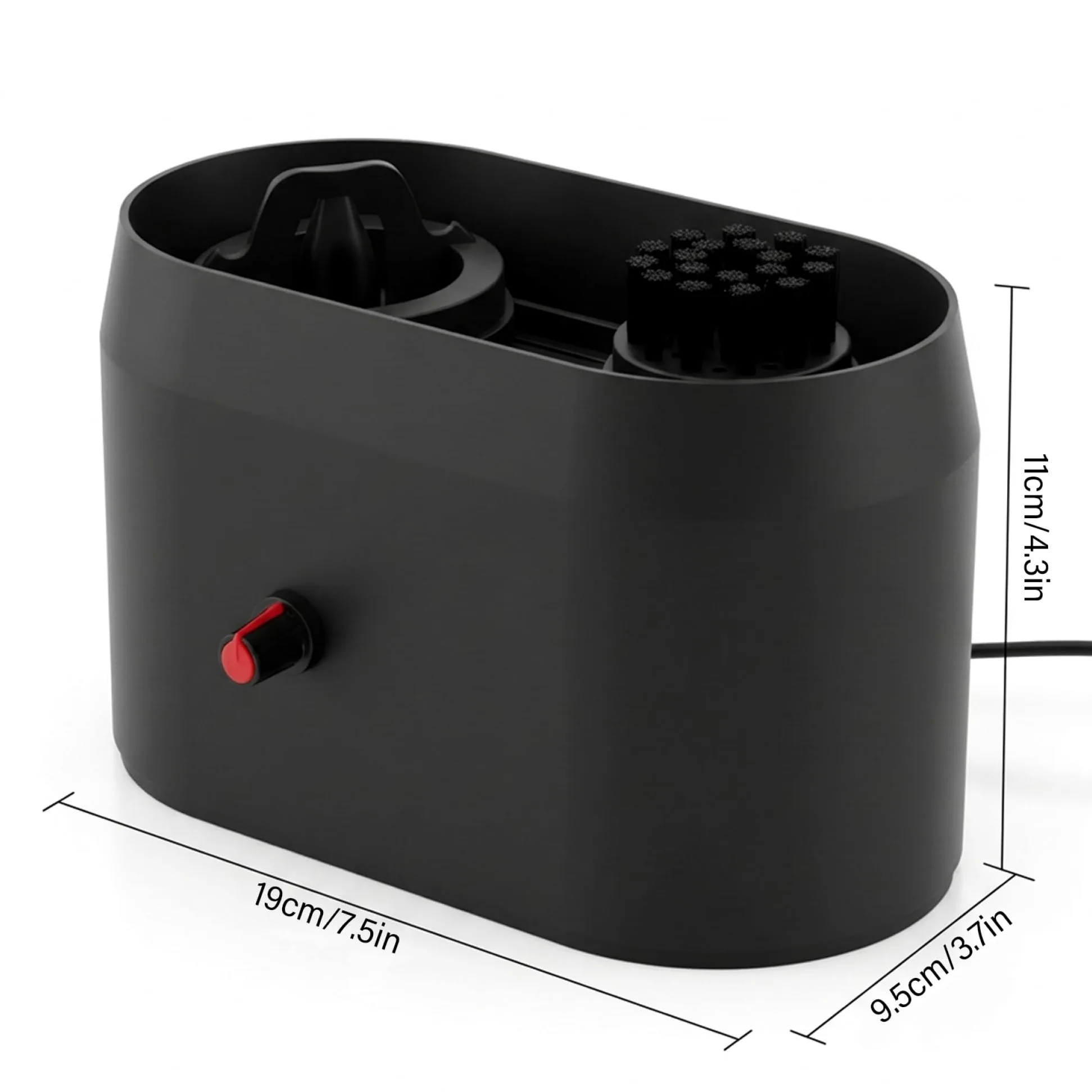 Limpiador automático de portafiltros Kit de limpieza de portafiltros de café con cepillo dedicado Limpiador automático con soporte estable para de espresso.