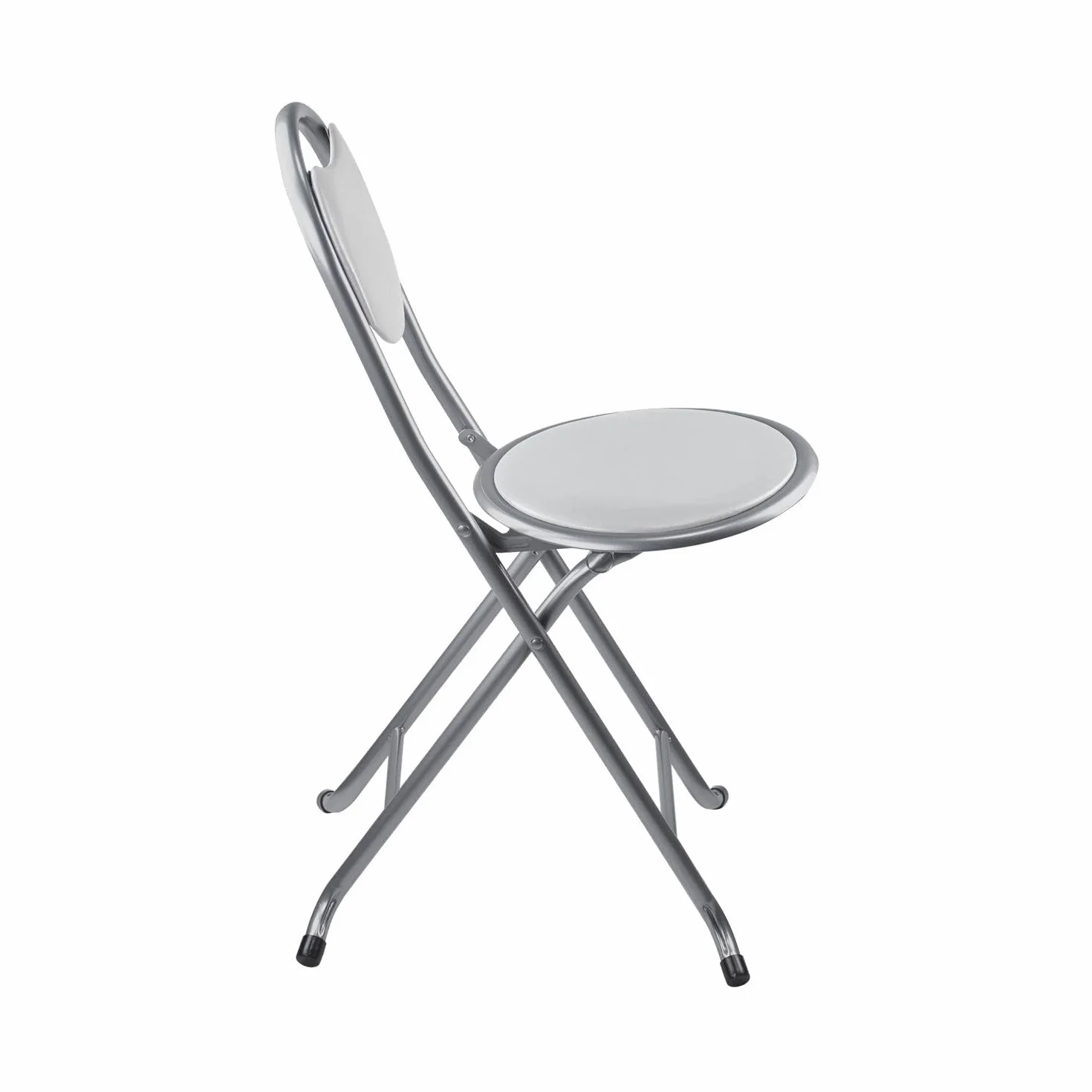 7H SEVEN HOUSE Taburete Plegable con Respaldo 32x36x73.5cm 7house