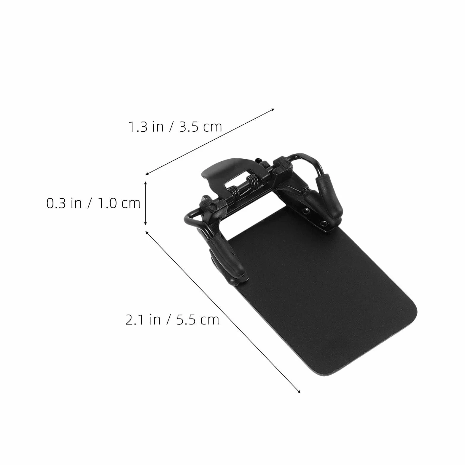 Tofficu Parche de Tiro para Gafas de Protección Ocular Negro de Abs Asistencia de Puntería Adecuado para Competición y Práctica de Tiro