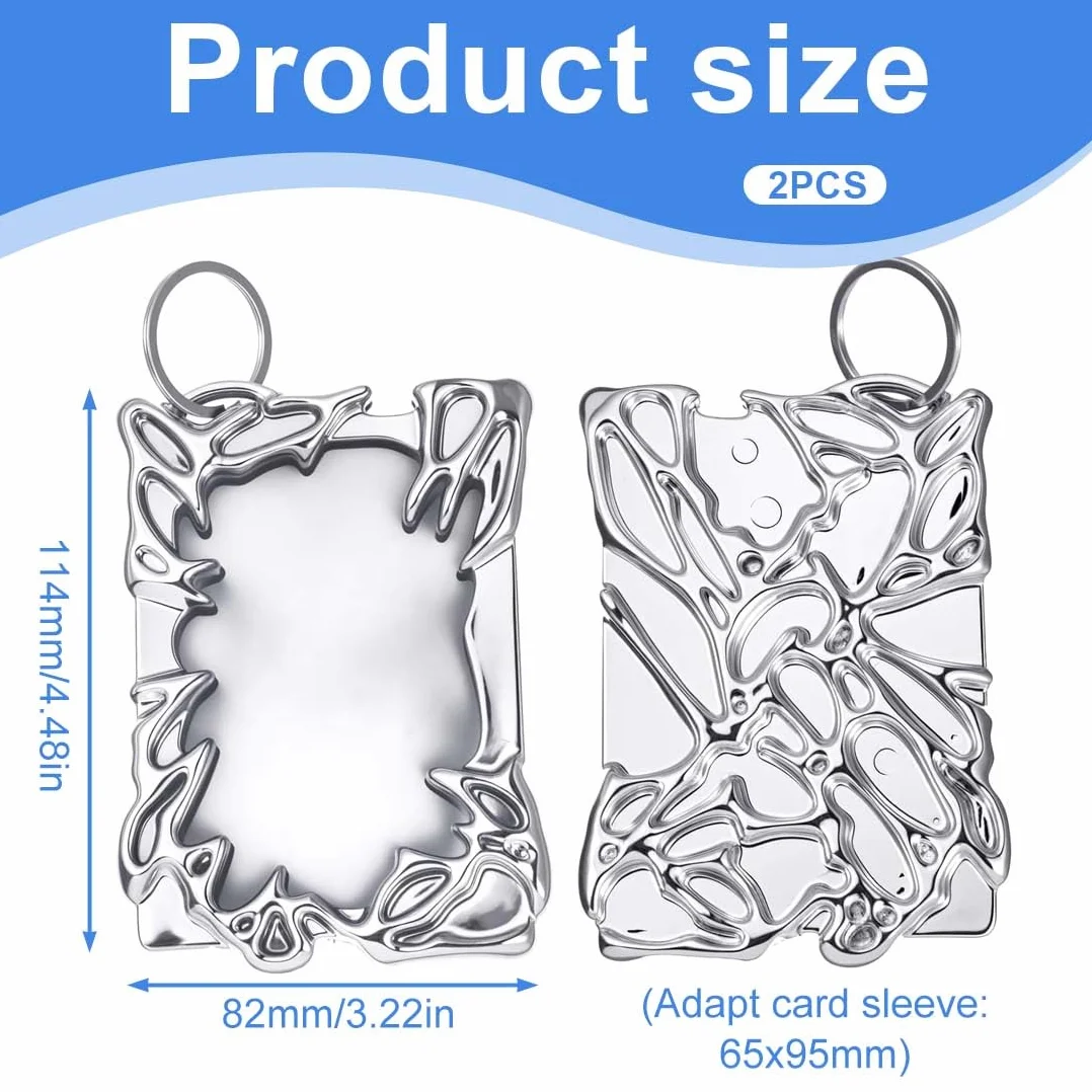 Juego De 2 Soporte Para Tarjetas Fotográficas Kp-op, Mini álbum De Fotos Kp-op, Photocard Holder, Mini álbumes De Fotos Con Llavero, Para Coleccionar Imágenes, Imagen