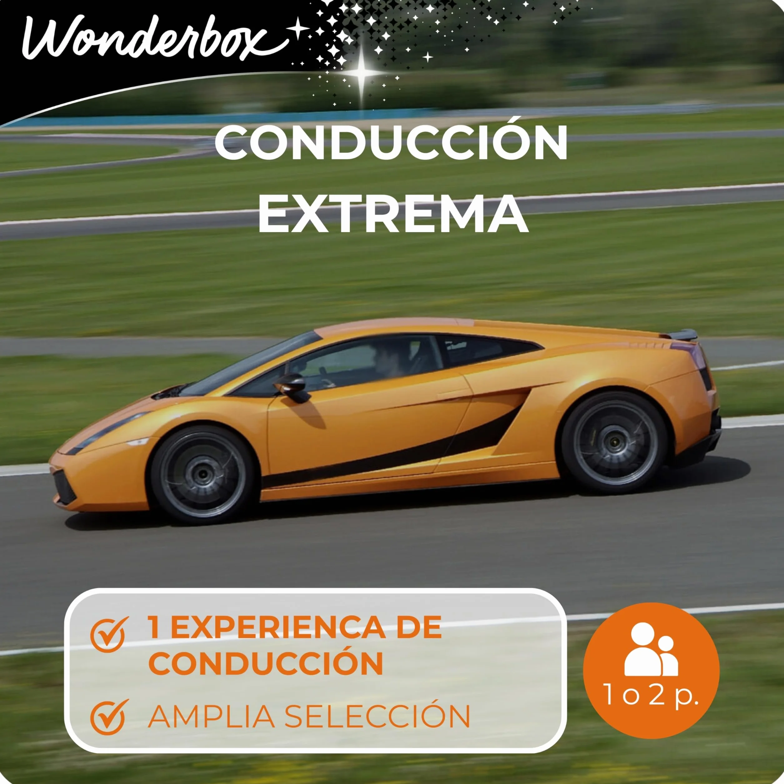 Wonderbox - Caja Regalo - CONDUCCIÓN Extrema - 3.750 experiencias de conducción para Dos Personas