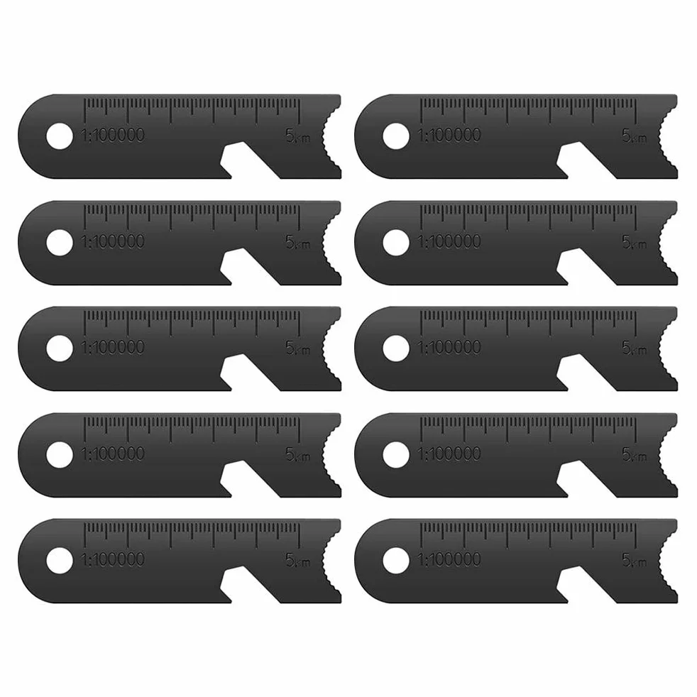 Raspador de pedernal 10 Piezas Acero al Fuego para Exteriores Supervivencia Bushcraft