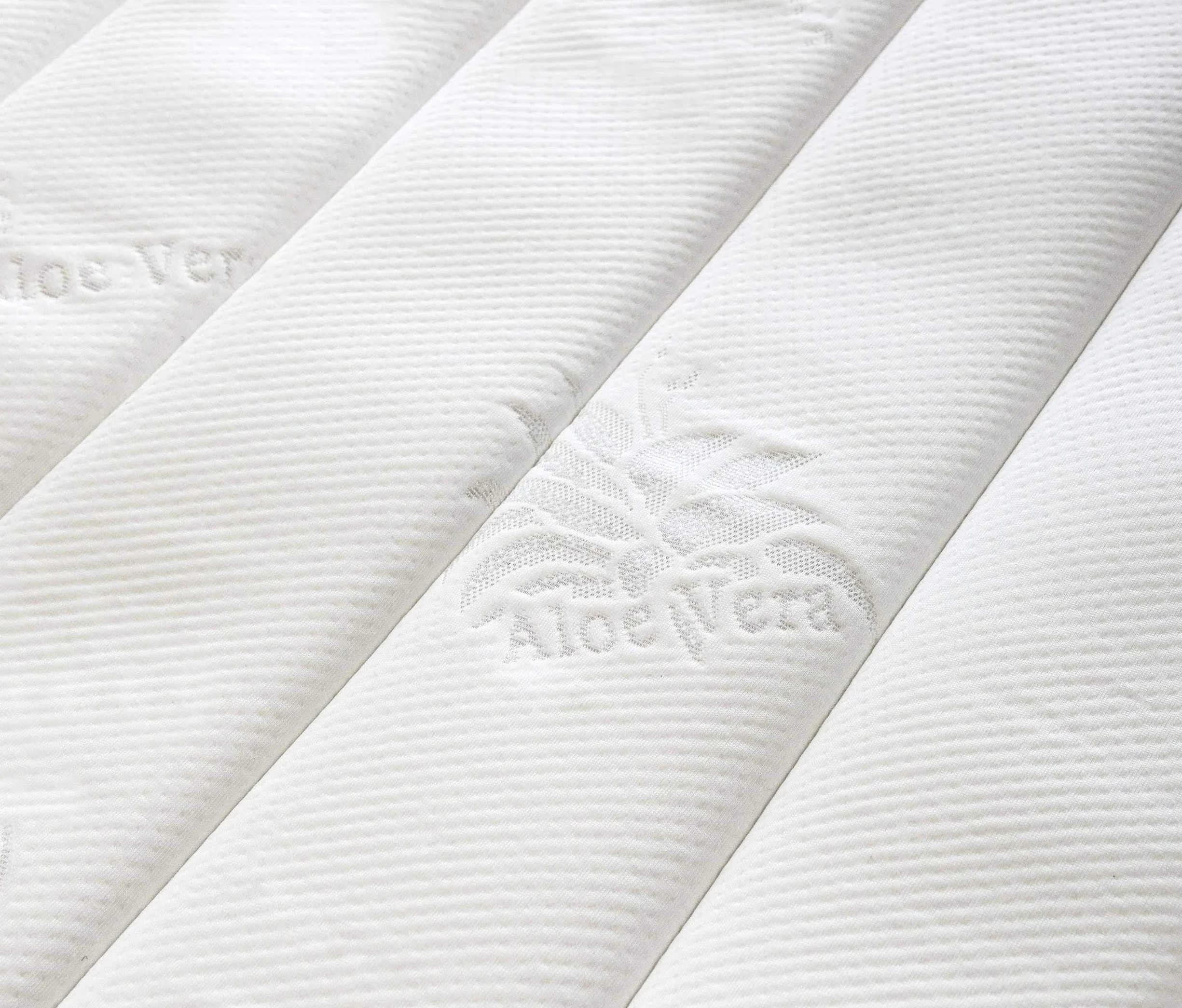 SonnoMATTRESS Topper Viscoelástico Aloe Vera Confort 140x200x3cm –Visco Suave Efecto Nube, Tejido Aloe Vera hipoalergénico, Transpirable 3D, Mejora el Confort y prolonga la Vida del colchón