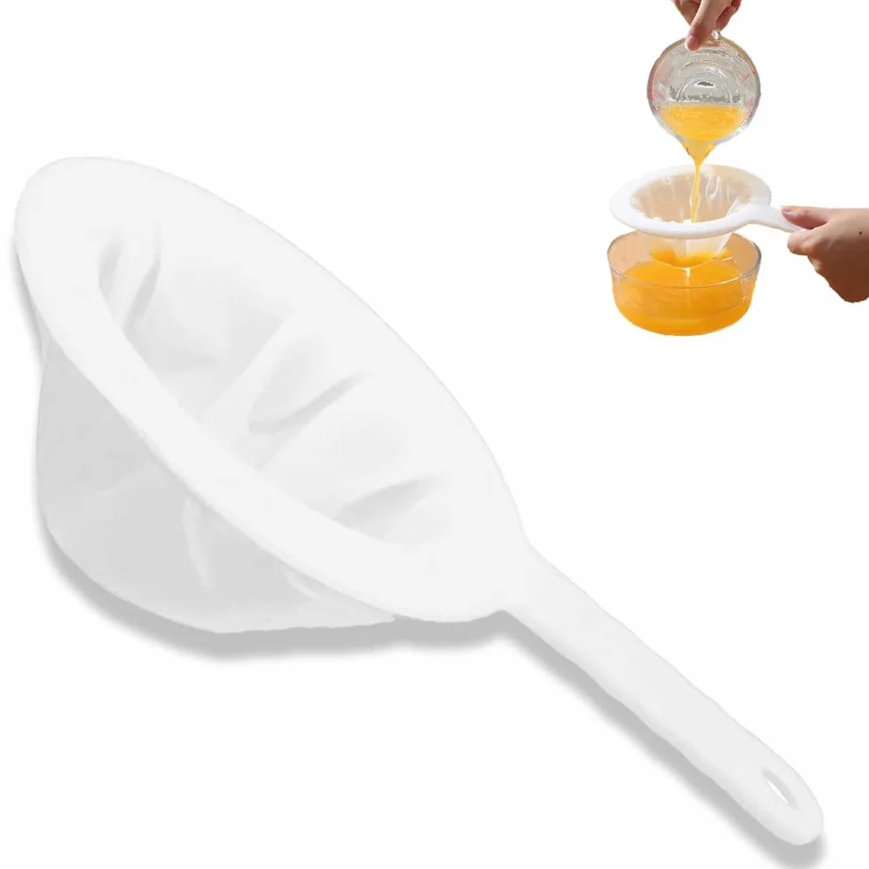 Colador Malla de Nailon Fino Ultrafino, Tamiz para Aceites, Café, Té, Jugo, Vino, Leche, 400 Puntos, Filtrado Rápido