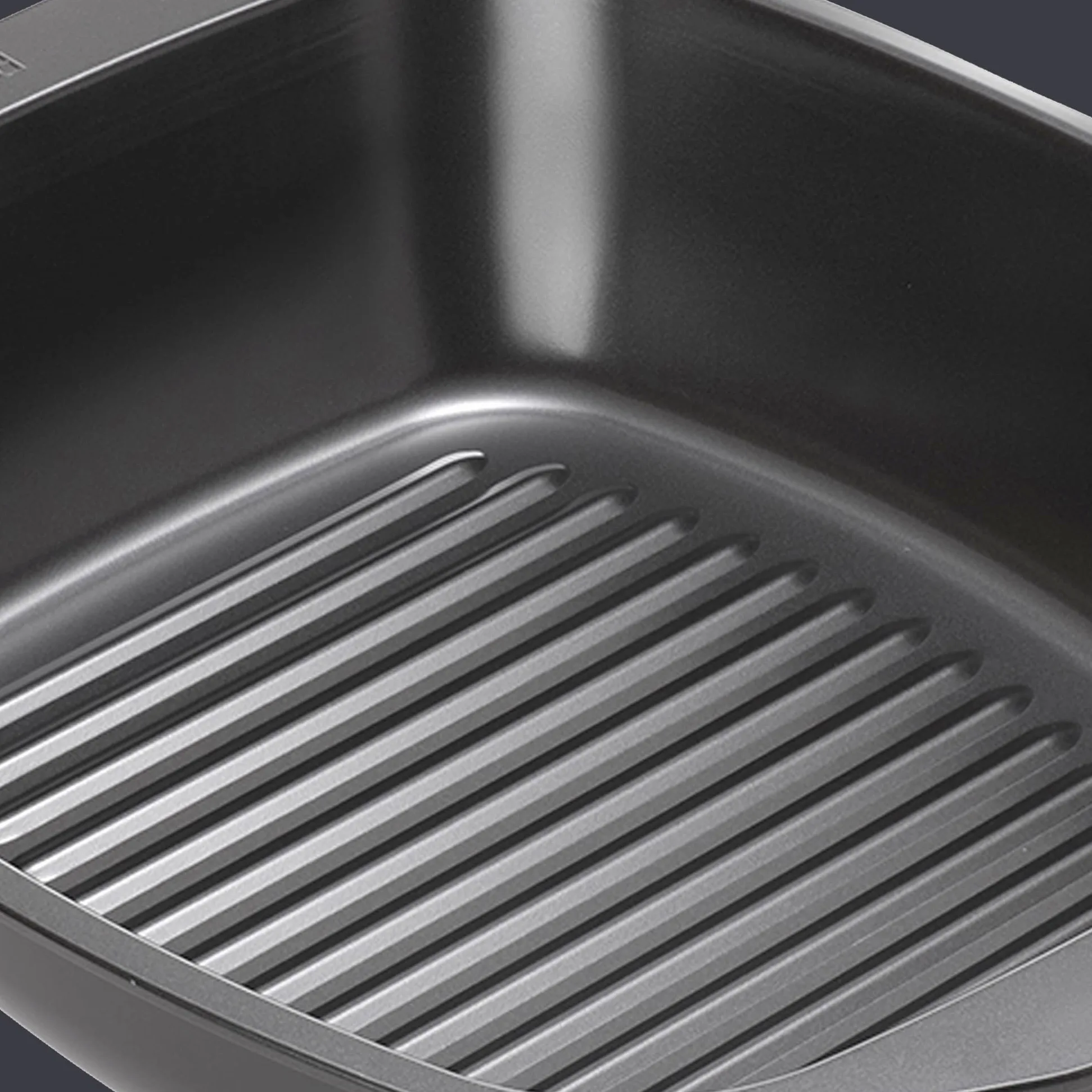 Prestige Bandeja para asar grande – Bandeja antiadherente para hornear con bandeja integral para asar 42 x 34,5 x 9 cm, acero al carbono de calibre pesado y bandeja de horno apta para lavavajillas