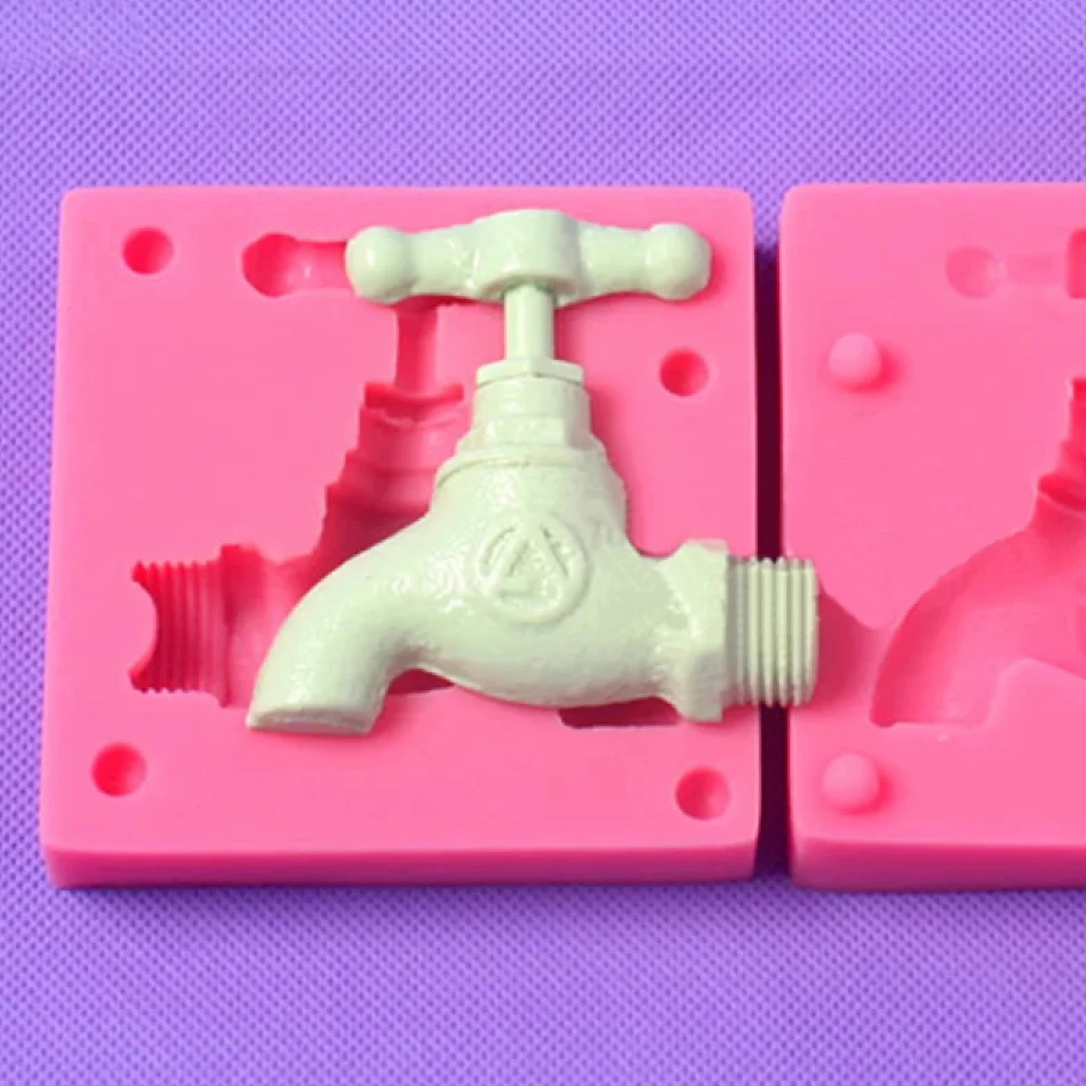 Molde de silicona para hacer fondant, 8,8 x 8,8 cm, molde de silicona 3D, para decoración de pasteles, chocolate, caramelos, herramientas para hornear, moldes de resina para fondant, accesorios